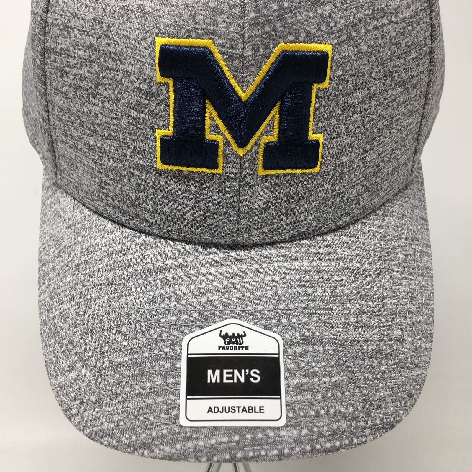 Men's Fan Favorite Michigan Wolverines Ball Cap, Size Adjustable - Grey