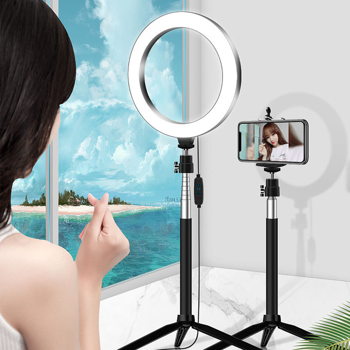 LED Selfie Ring Light Kits With Stand