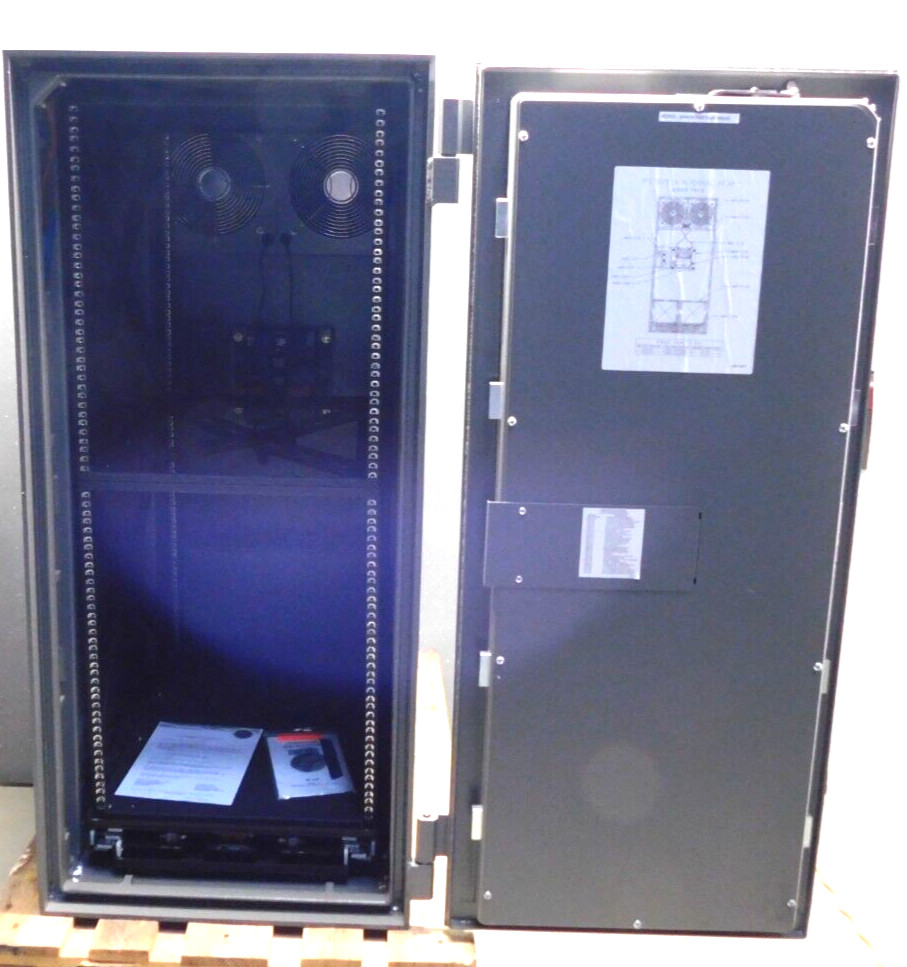 GSA Class 5 Size 2 IPS Security Cabinet w/ Rack, Heat Exchanger, X-10 Lock
