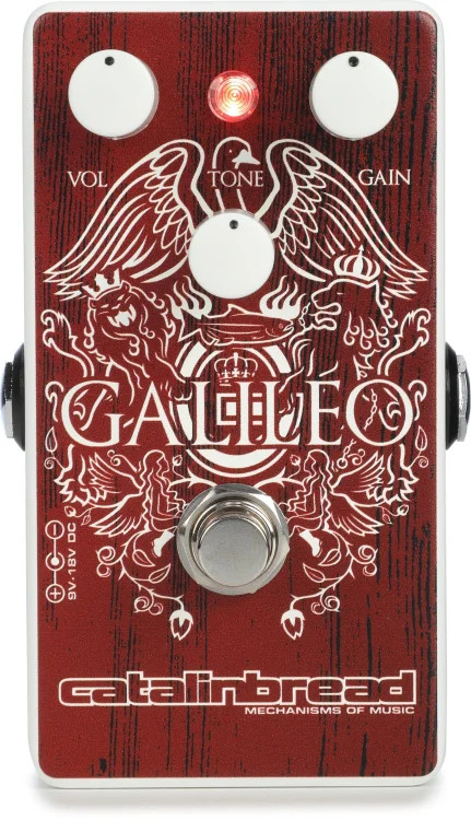 Catalinbread Galileo Treble Boost/Overdrive Pedal - Red Special