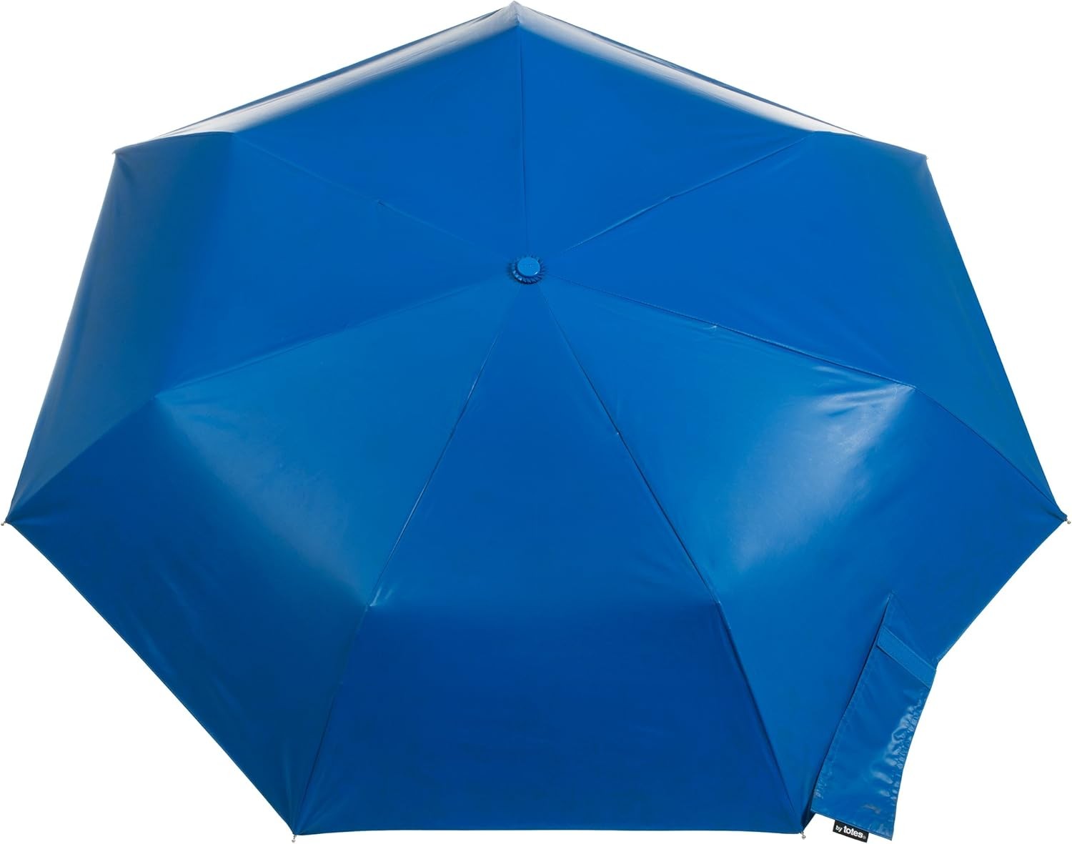 Totes Auto Open/Close Compact Umbrella with Printed Under Canopy