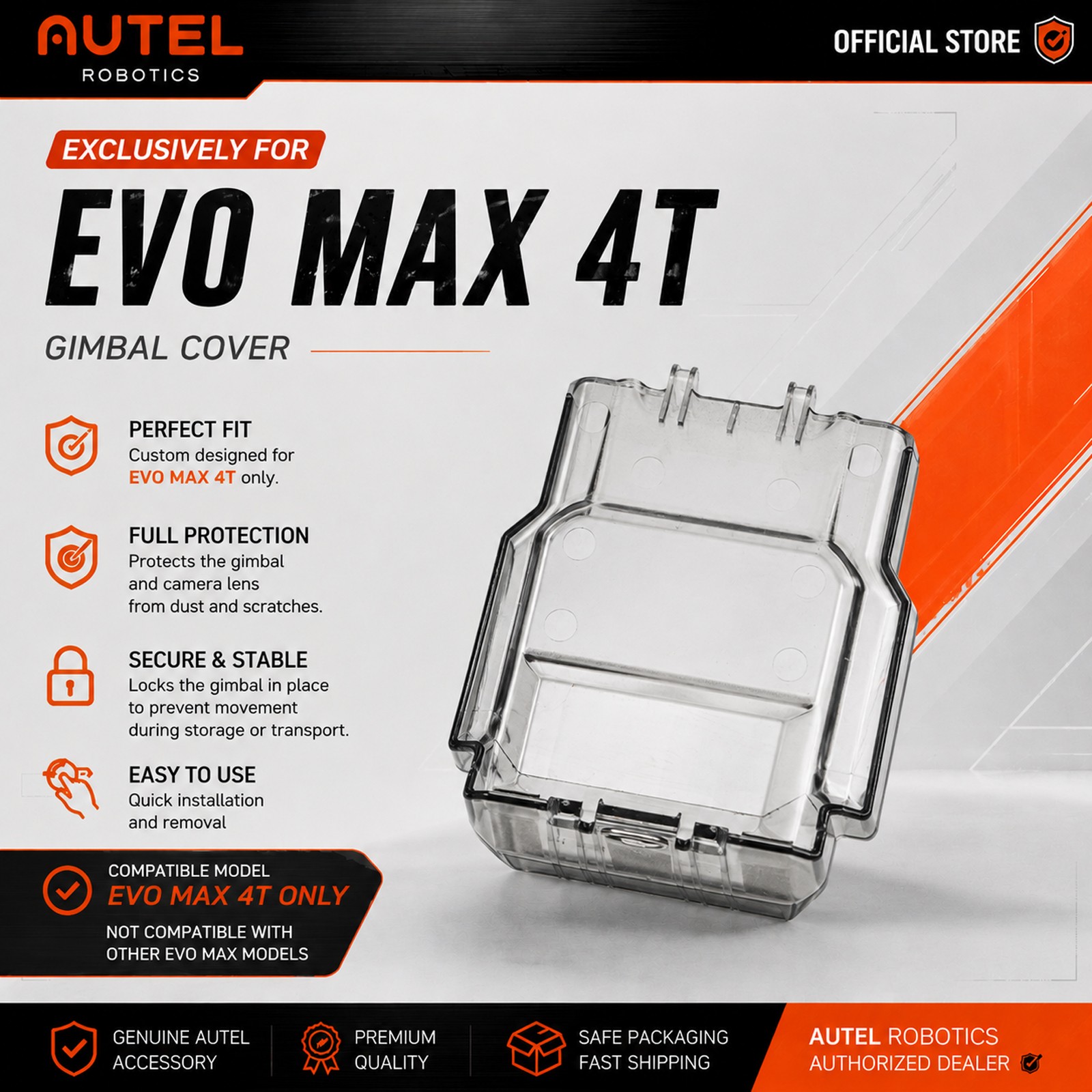 Autel Robotics EVO Max 4T Gimbal Cover Camera Protector Guard OEM
