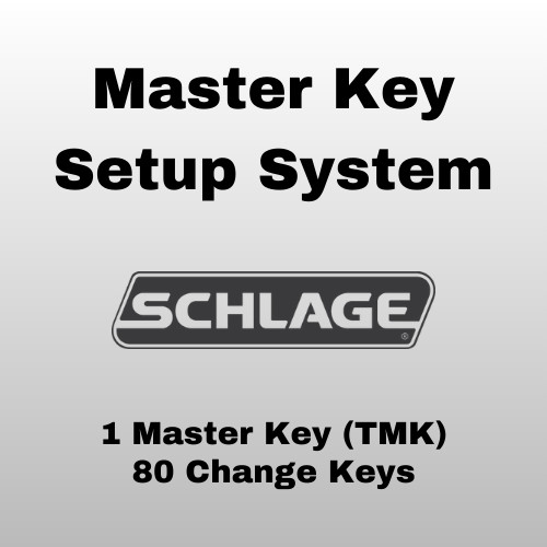 SCHLAGE 6-Pin Master Key Setup System (1 Master Key, 80 Change Keys)