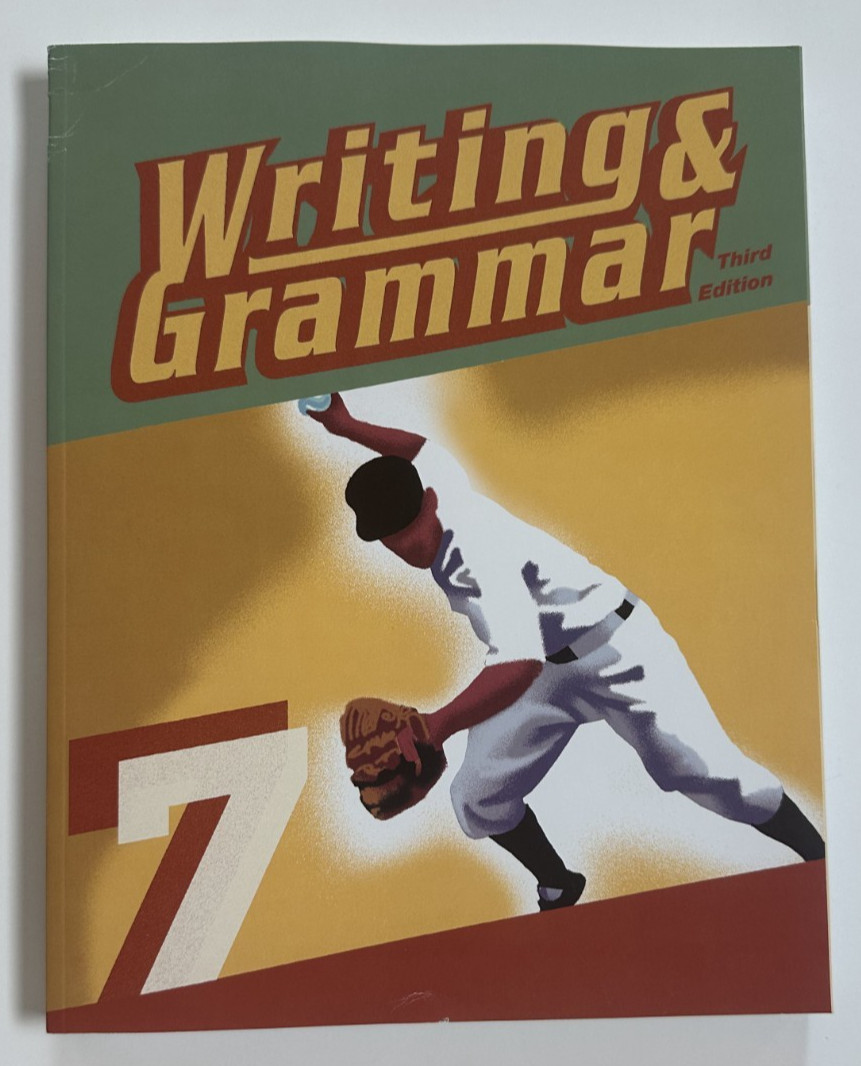 BJU Bob Jones 7th grade Writing & Grammar 7 English Student WorkText 3rd Ed