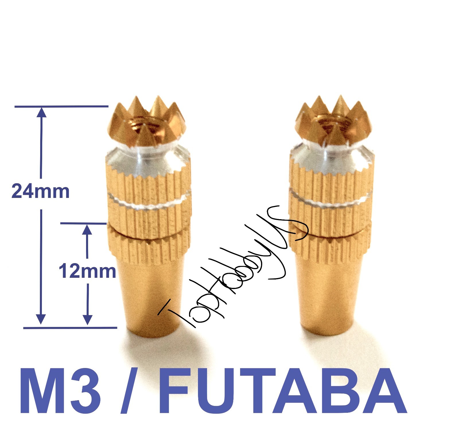 1Set M3 Futaba / Spektrum DX6i DX7S DX8 DX9 TX Gimbal Sticks RC (US SELLER/SHIP)