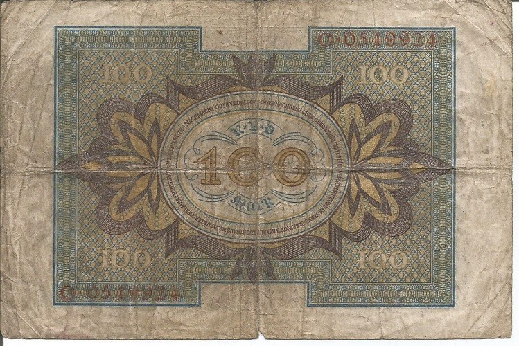 GERMANY 100 MARK 01/11/1920 #1