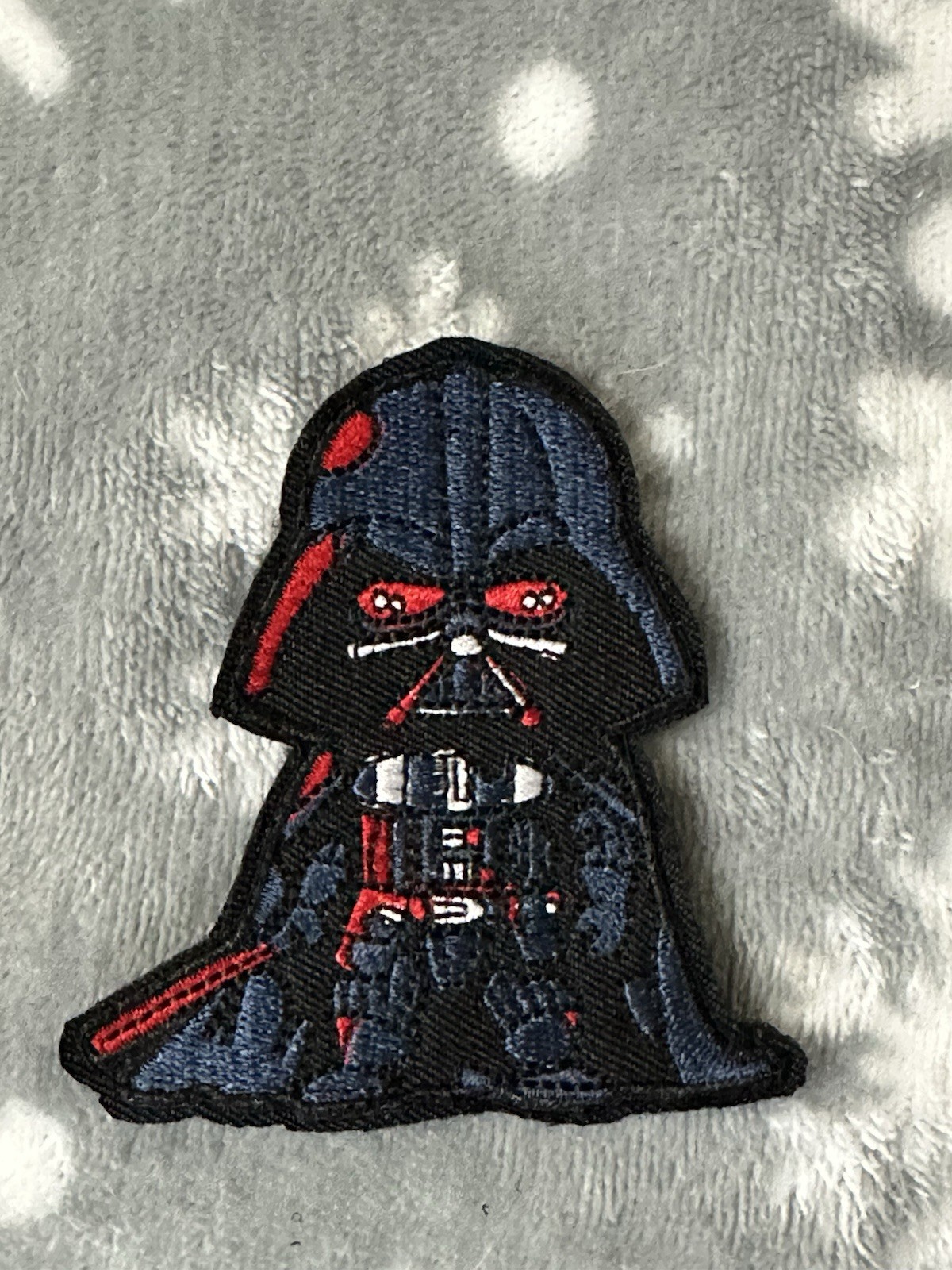 STAR WARS DARTH VADER 3x3 Embroidered Morale Patch Hook Backing Brand New