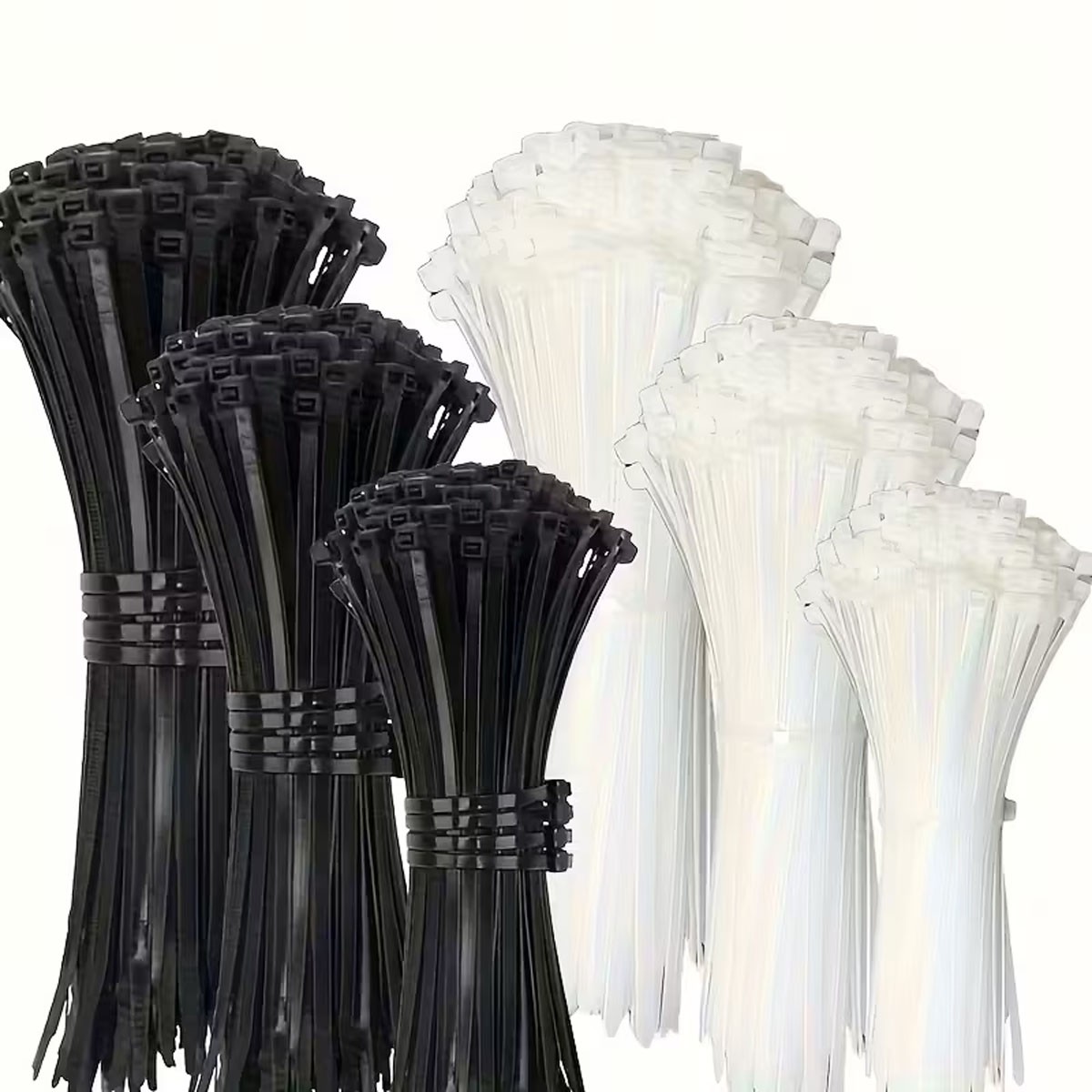 100 BLACK CABLE ZIP TIES Heavy Duty UV Resistant UL 8" 10" 12" 16" 18"