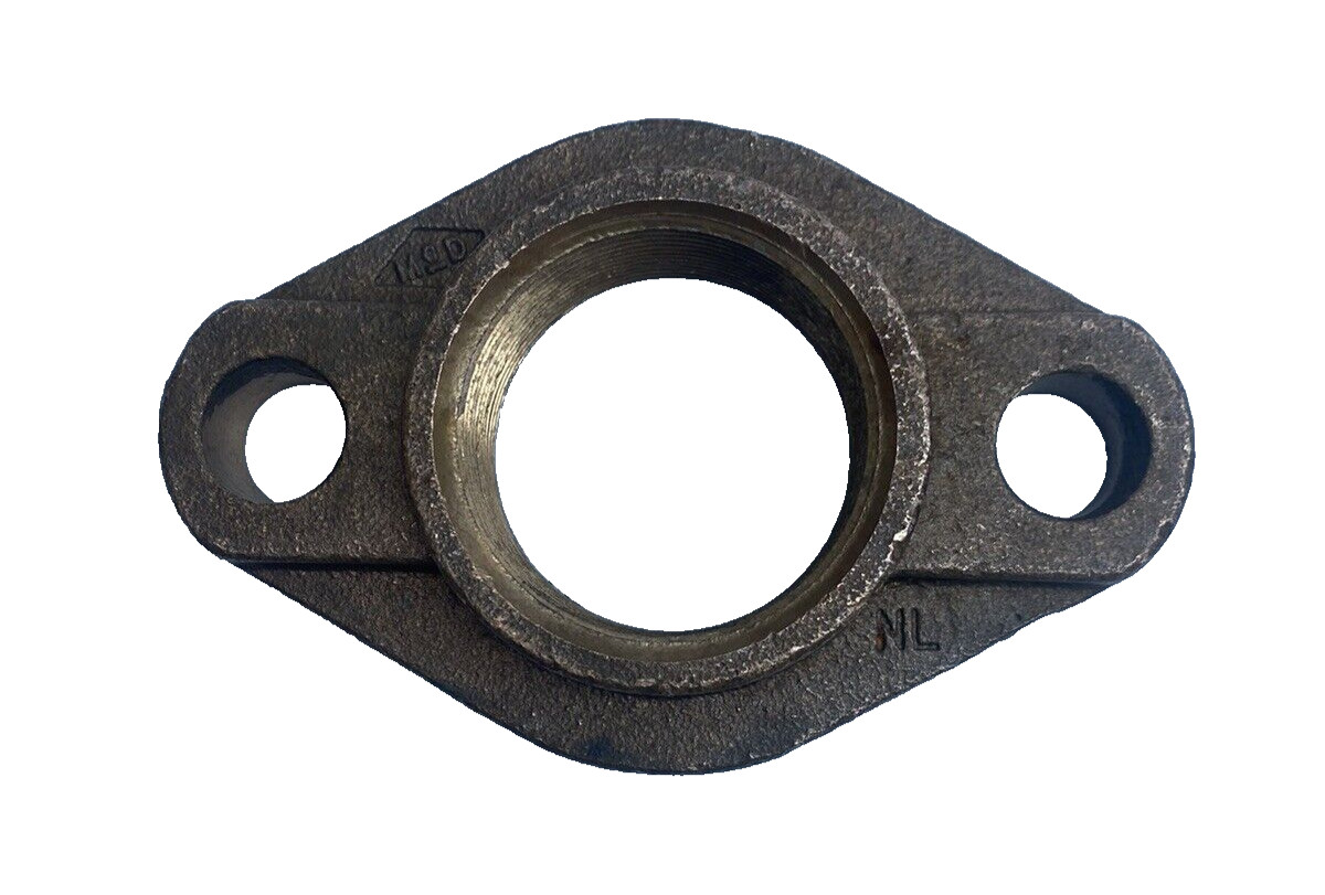 MCDONALD 2" LEAD-FREE BRASS  OVAL COUPLING FLANGE FEMALE THREADED
