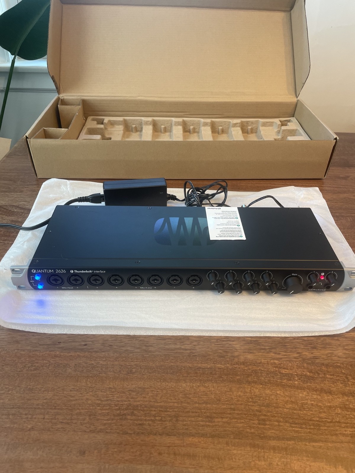 PreSonus Quantum 2626 Thunderbolt 3 Audio Interface