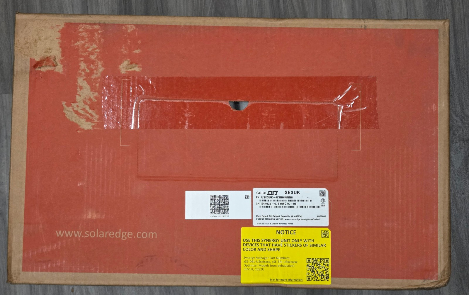 NEW SolarEdge Three Phase Synergy Secondary Unit Only USESUK-USR0INNN8