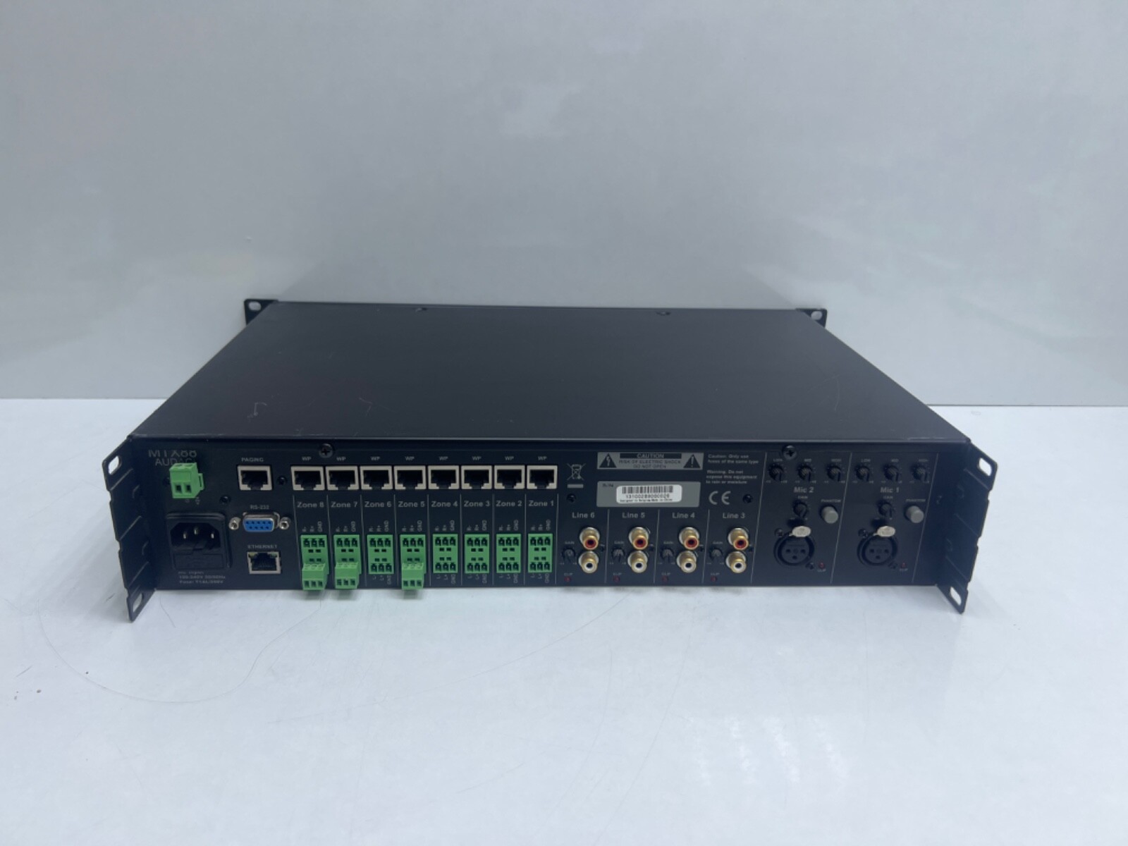 AUDAC MTX88 8-ZONE AUDIO MATRIX