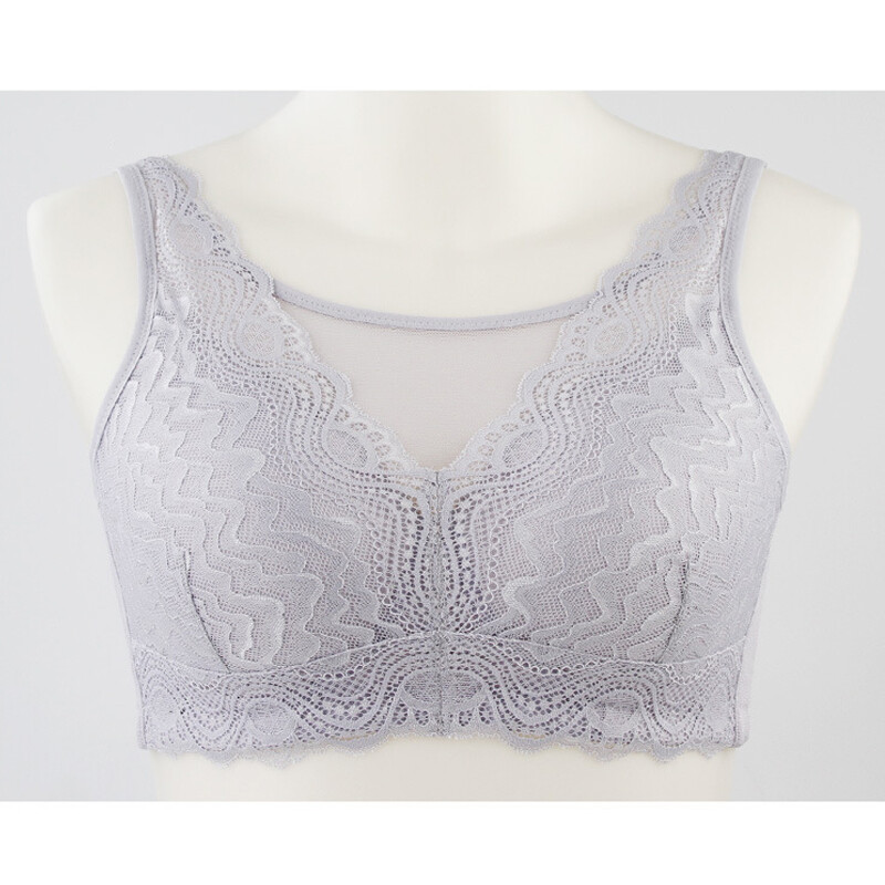 Sexy Lace Pocket Bra for Silicone Breast Insert Mastectomy Prosthesis Wireless