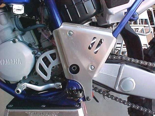 Works Connection Frame Guards Aluminum Yamaha YZ250 2-Stroke/YZ125 2000-2001