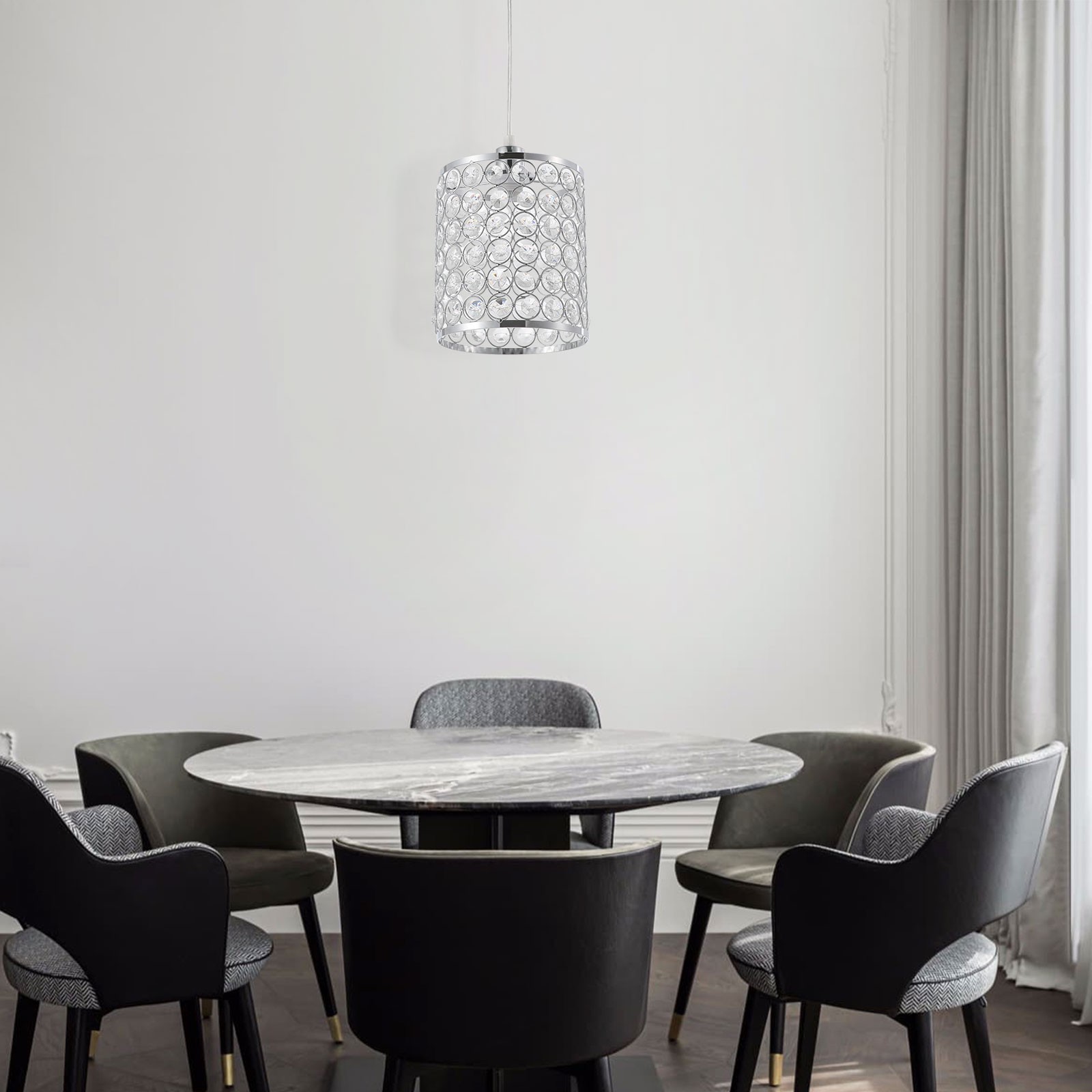 Crystal Pendant Light Modern Indoor Decor Pendant Lighting Ceiling Hanging Light