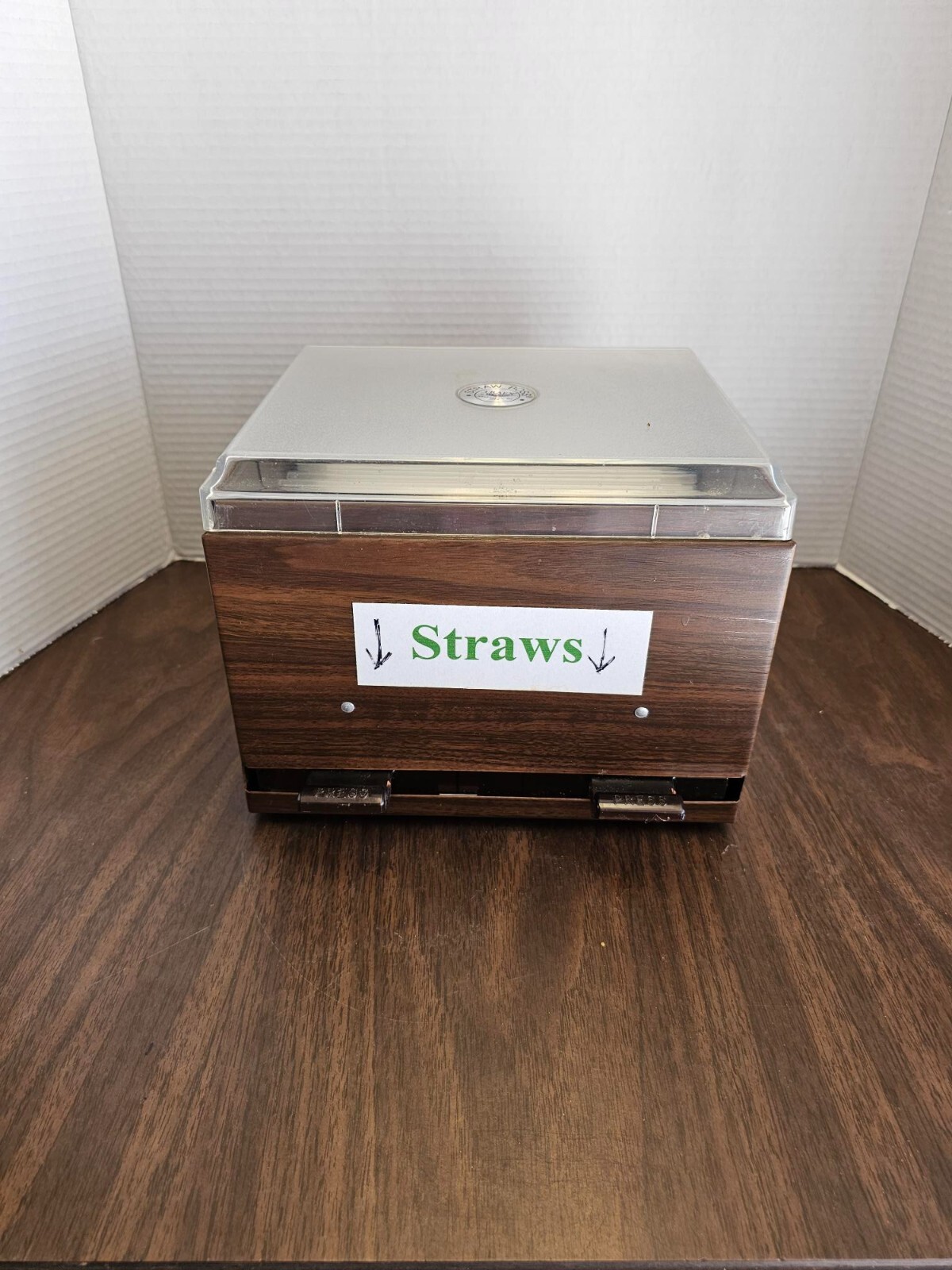 Vintage Traex Straw Boss Single Straw Dispenser Holder Strawboss Double Sided