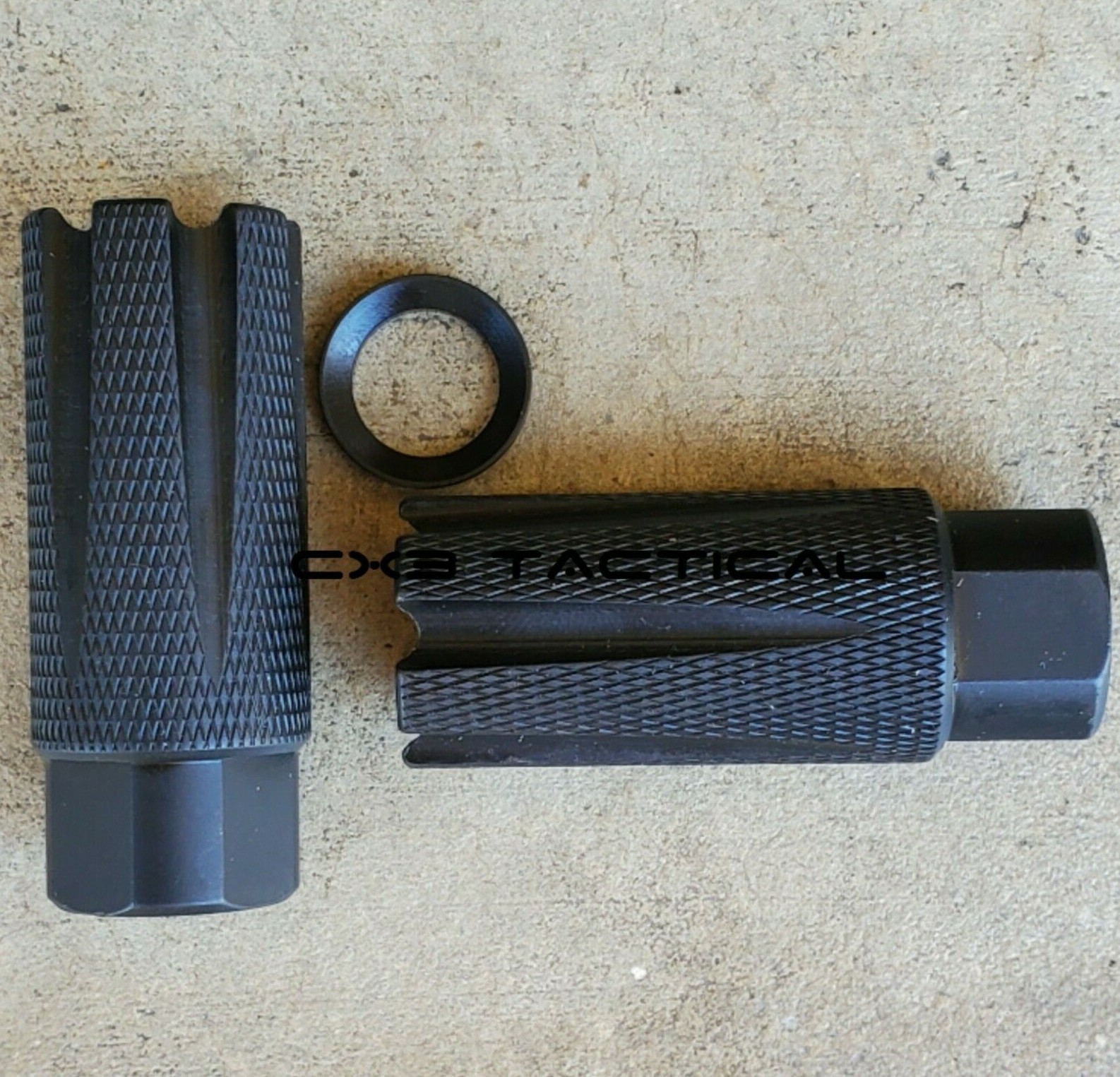 Ruger 10/22 Muzzle Brake .22LR 1/2-28 Linear Compensator Knurled Muzzle Brake