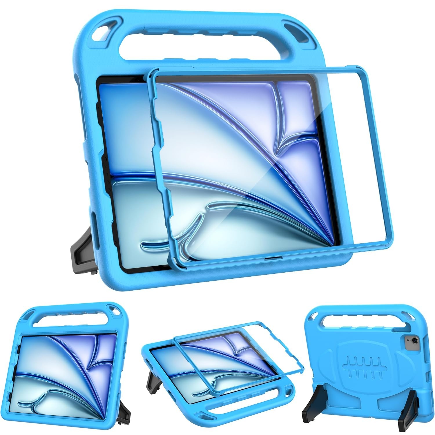 BMOUO Kids Case for iPad Air 11 inch M4 (2026)/M3 (2025)/M2 (2024), iPad Air ...
