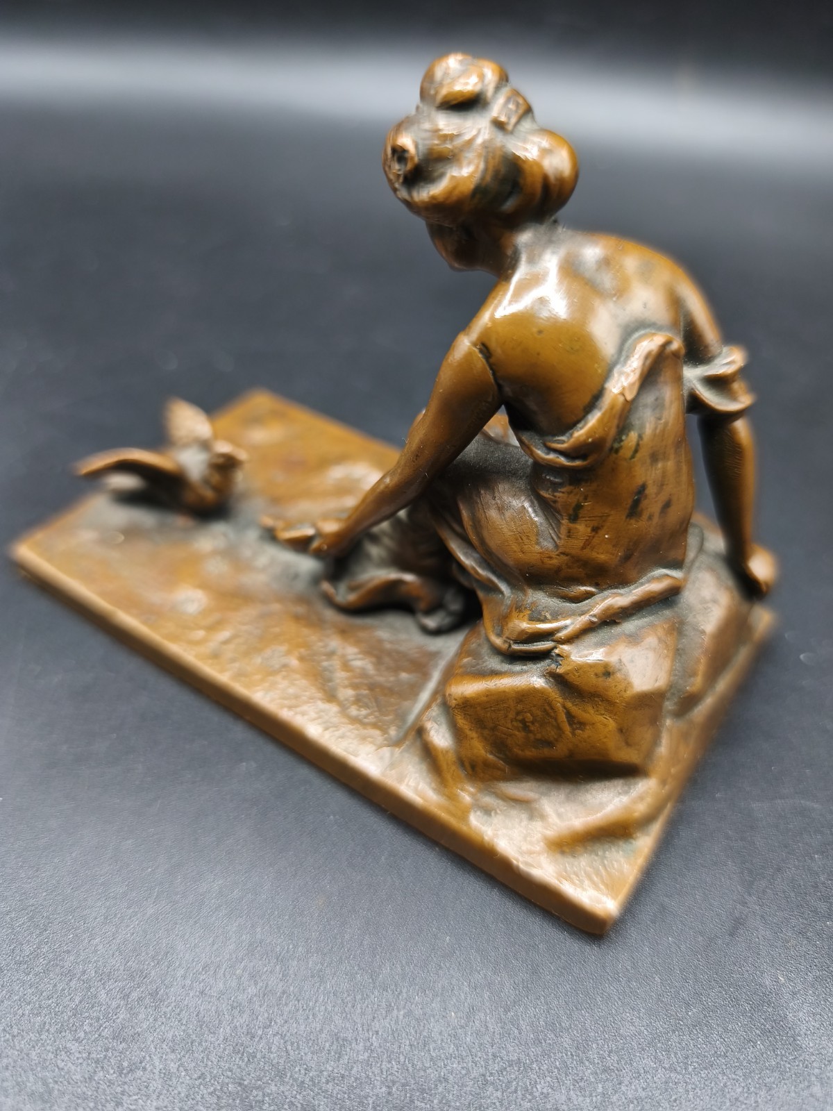 Antique Bronze Art Deco Old Bronze Figure