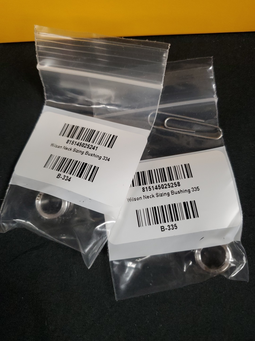 WILSON Full Length Sizing Die Interchangeable Bushing + Bushing 334 & 335 NEW