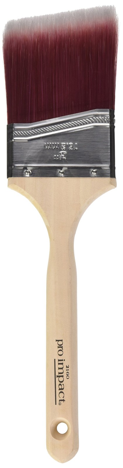 Linzer 0300 Pro Impact 2160 Sash Paint Brush, 3 in Width, Angular Chiseled