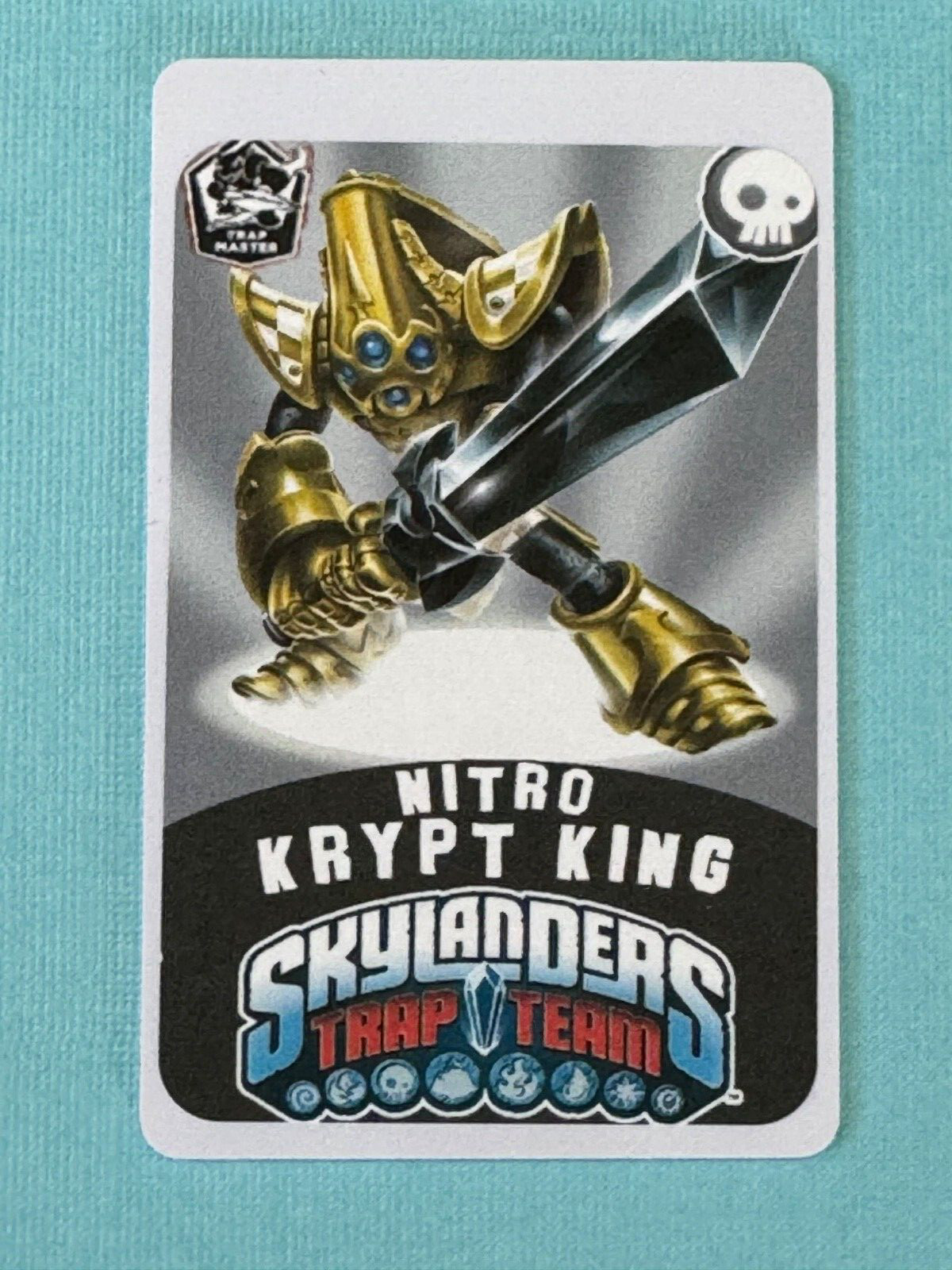 Skylanders Trap Team Master Nitro Krypt King NFC Card