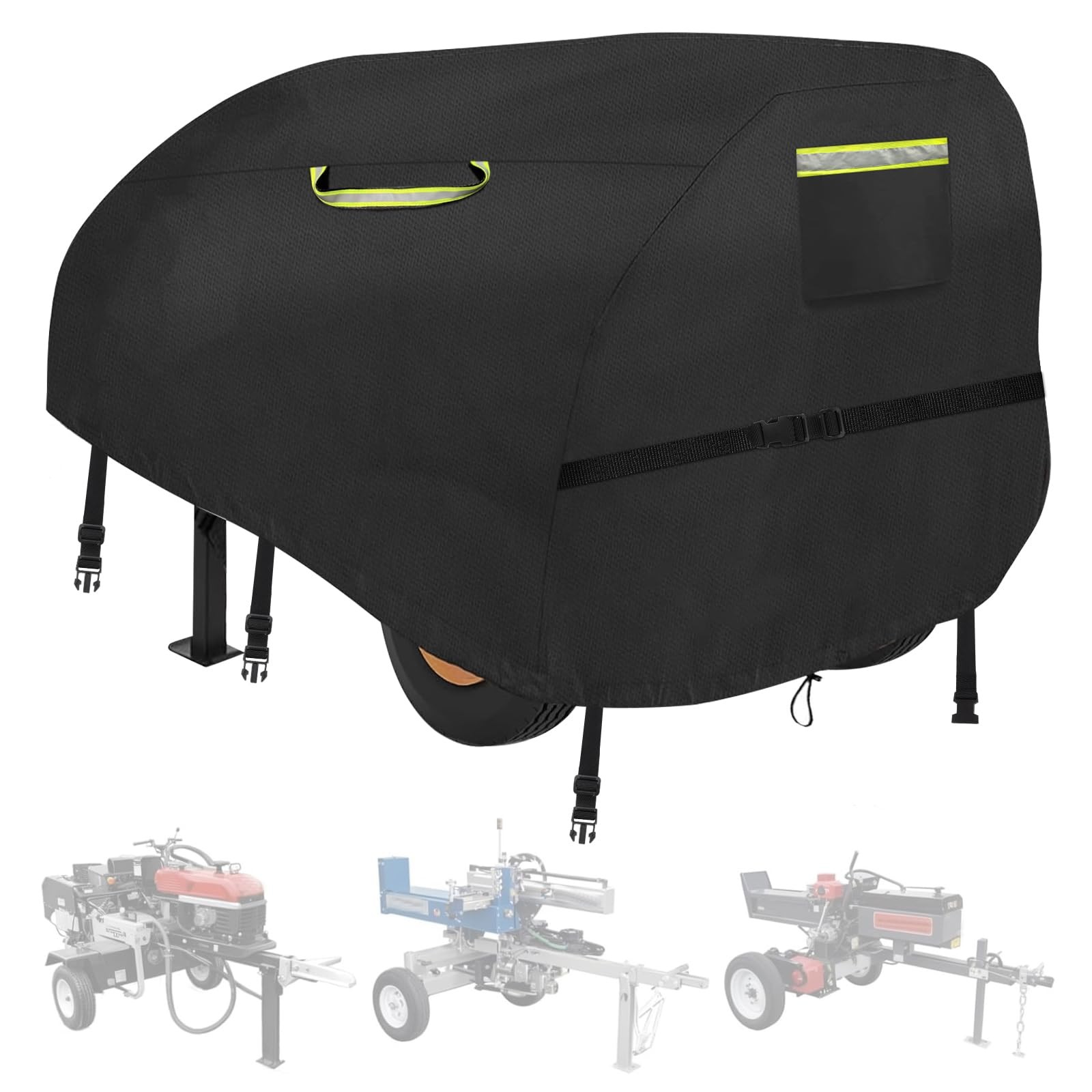 Waterproof Heavy Duty Log Splitter Cover,Wood Splitter Cover, 83Lx 45Wx 39H
