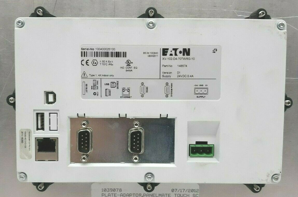 Eaton XV-102-D4-70TWRG-10 Touch Screen Operator Interface