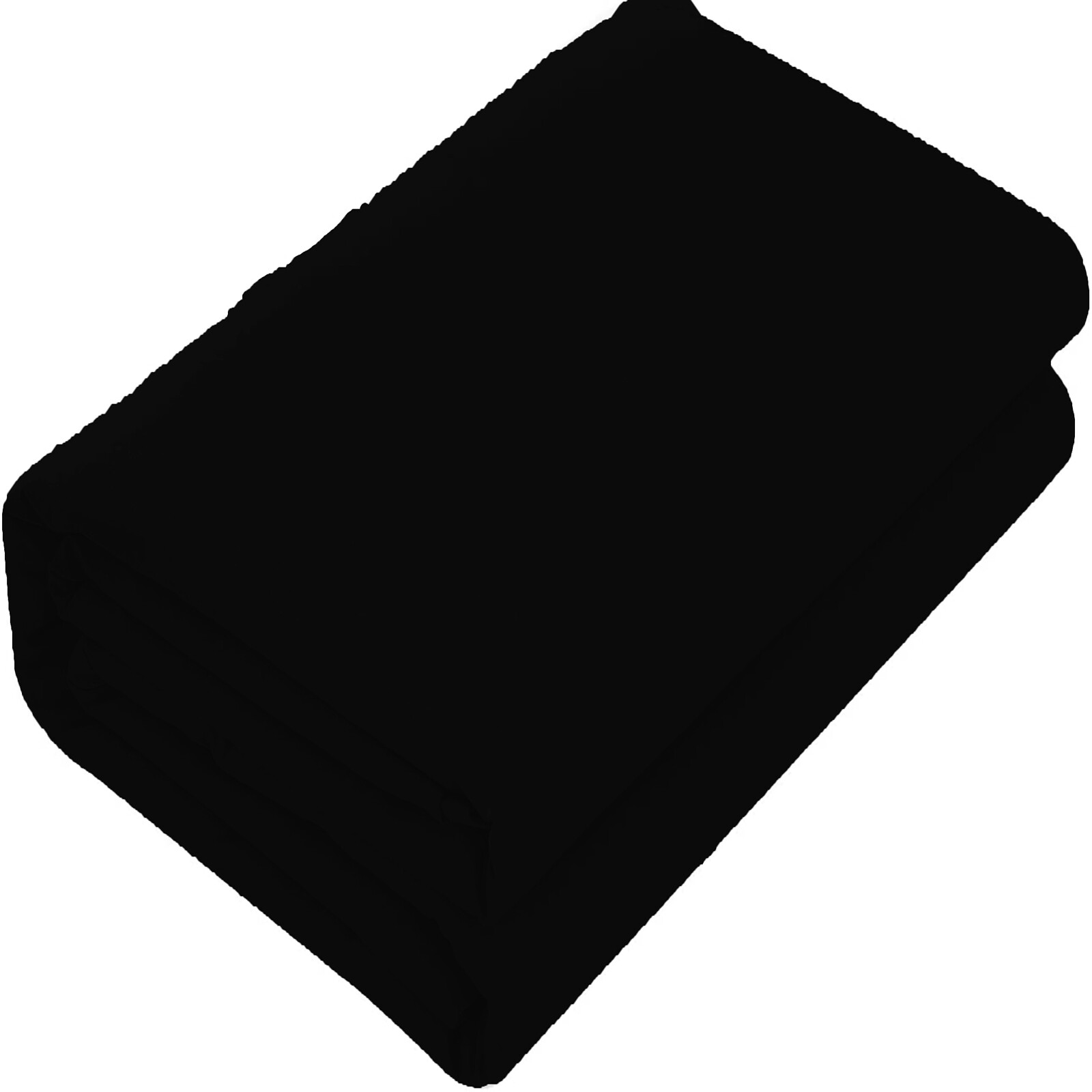 Extra Deep Pocket 4 PCs Sheet Set 1000 Count 100% Cotton Black Solid