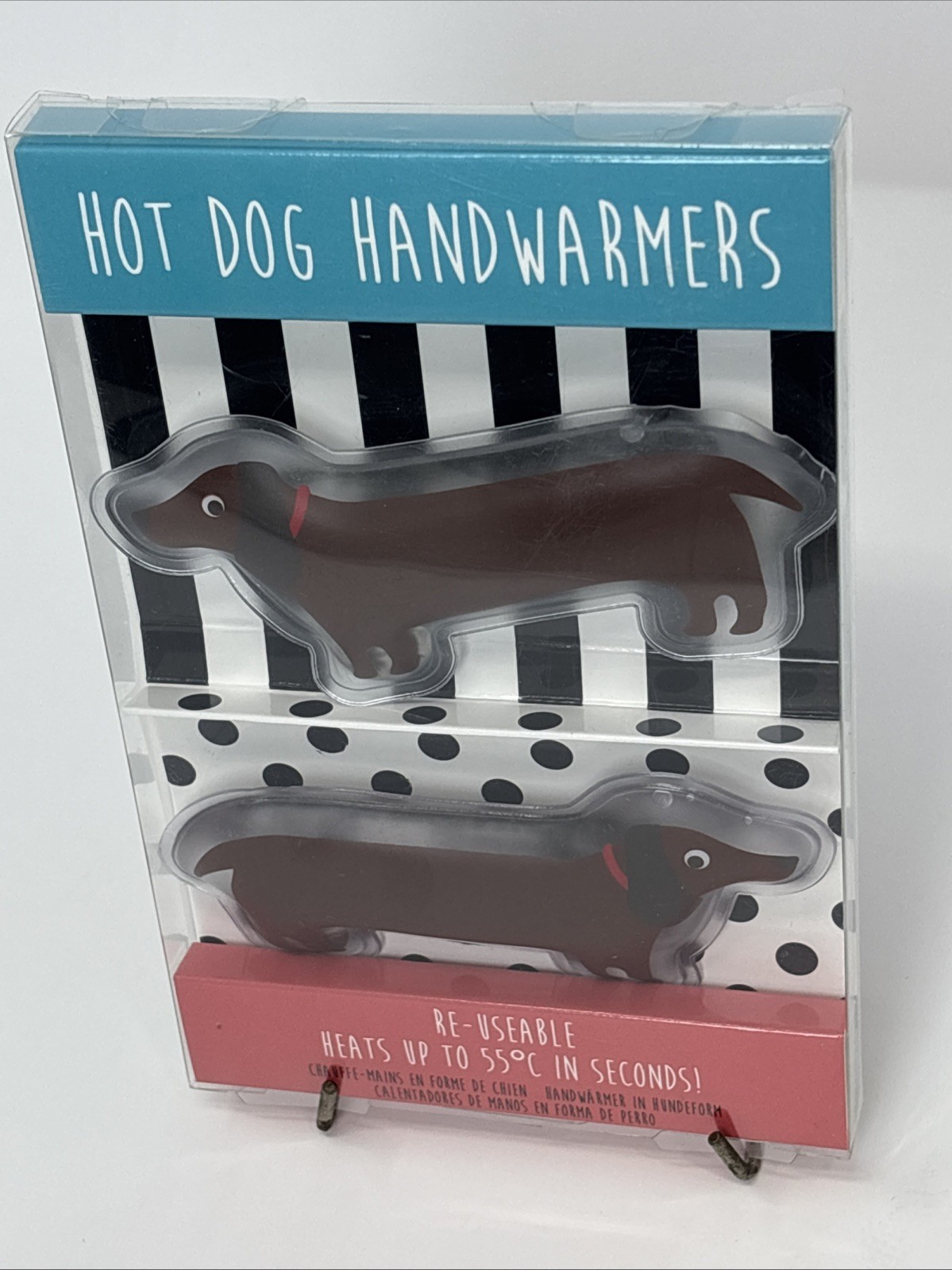 Paladone Hot Dog Warmers Dachshund Dog Reusable hand warmer new NIP