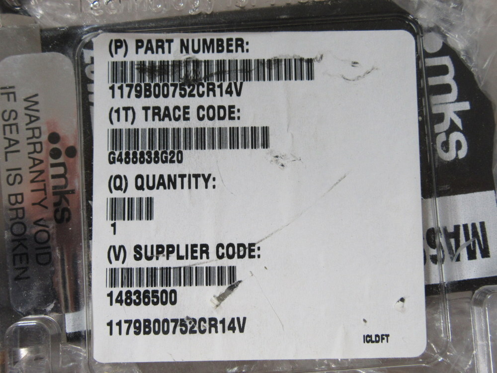 MKS 1179B00752CR14V Mass-Flo Controller