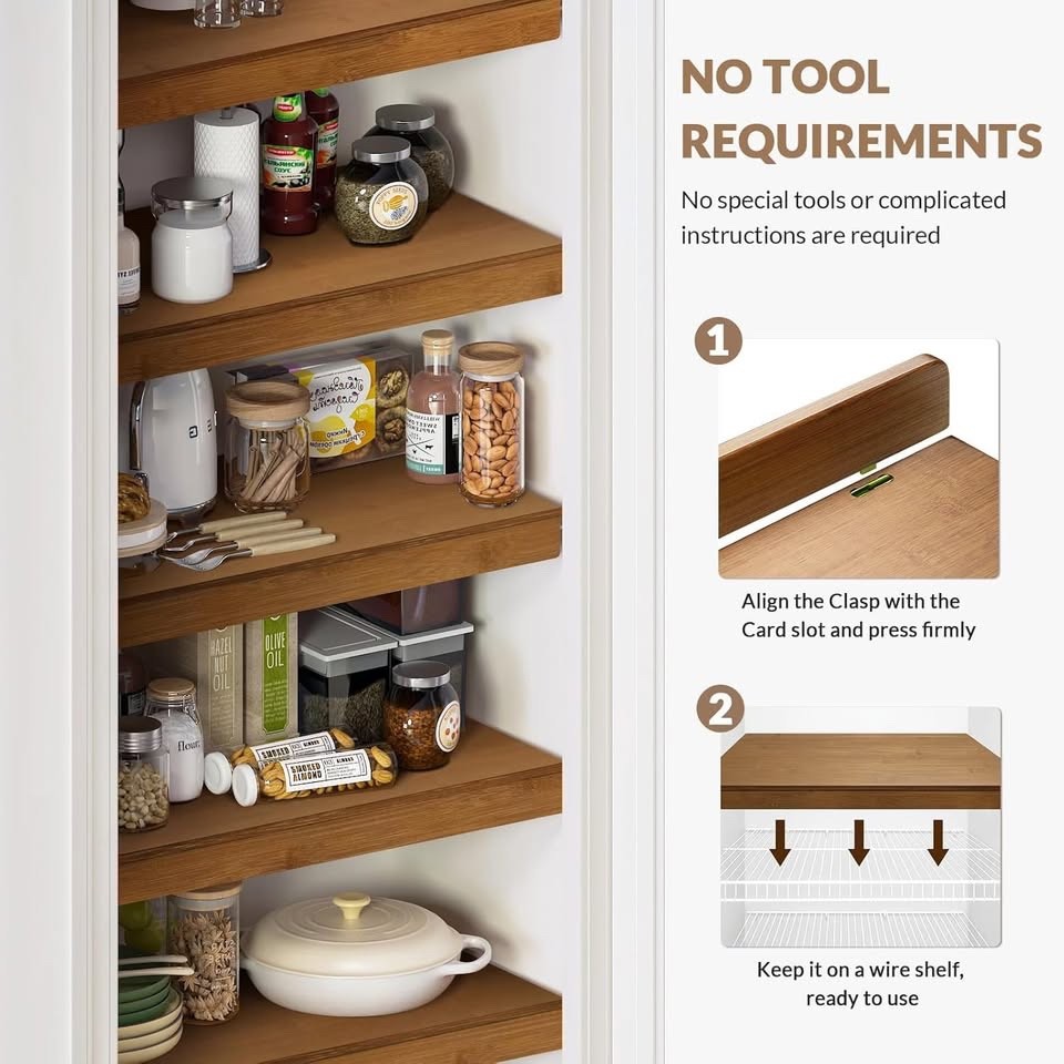 Bamboo Shelves