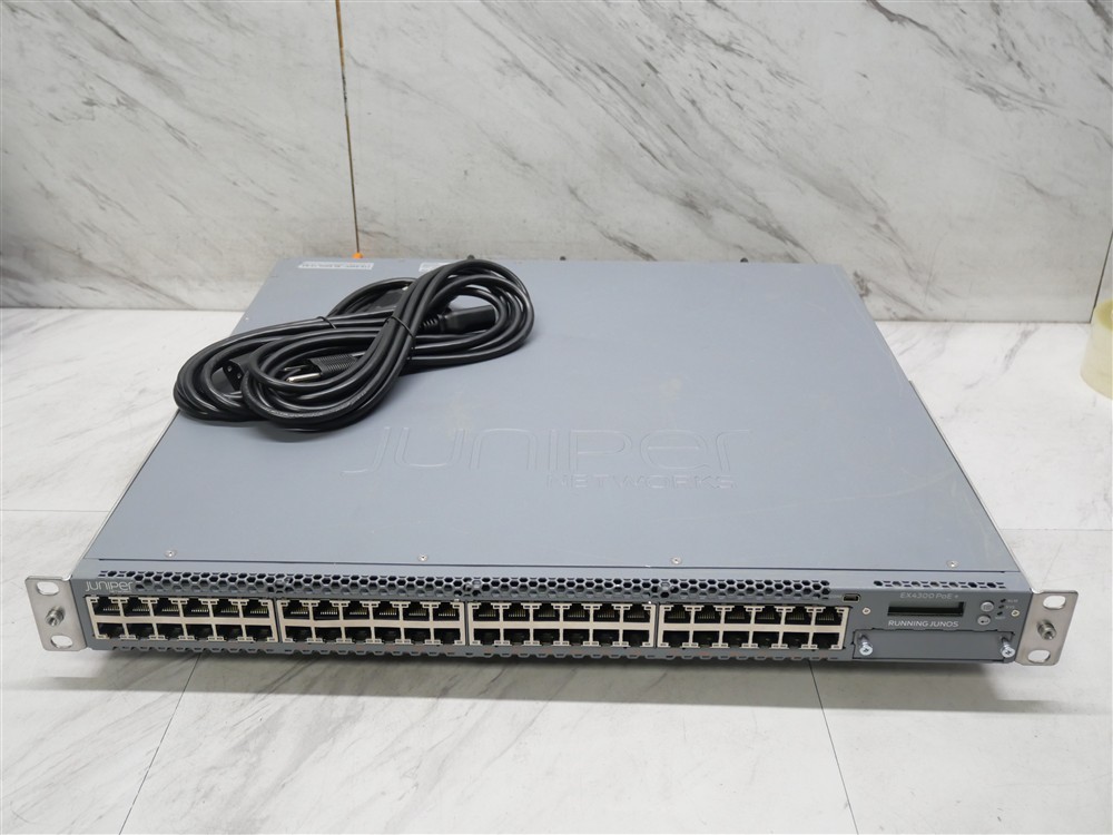 EX4300-48P Juniper Networks EX4300 48-Port Gigabit PoE+ Ethernet Switch