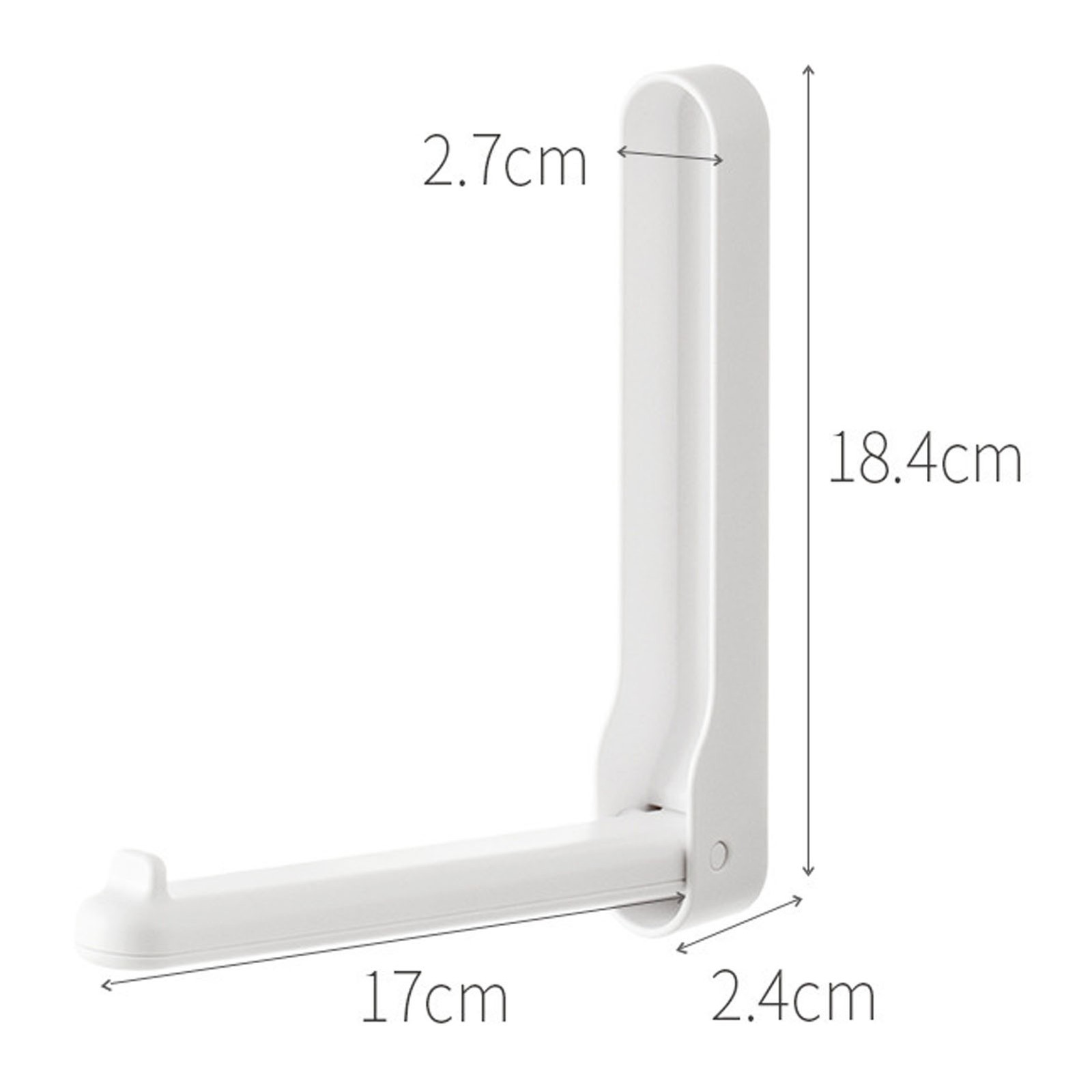 Space Saving Wall Mounted Folding Clothes Hanger For Balcony Trending