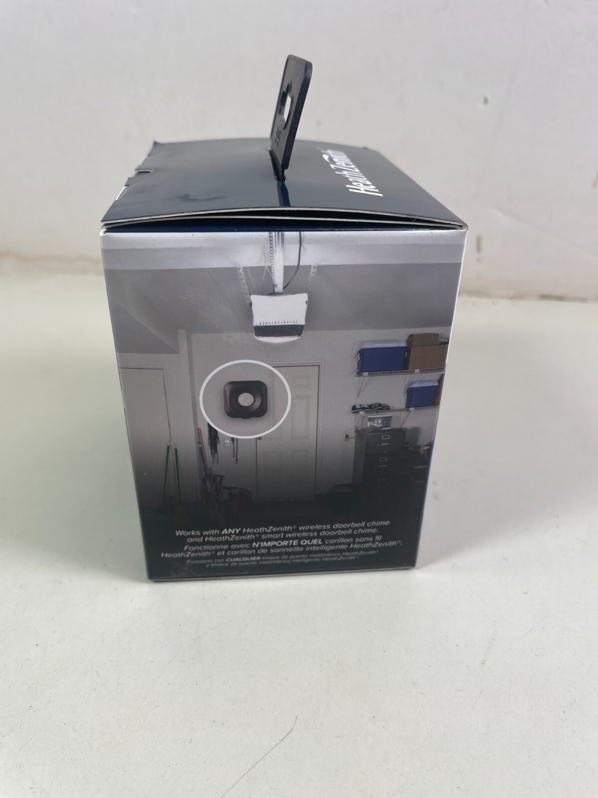 Heath Zenith Black/White Plastic Wireless Motion Sensor for Doorbells