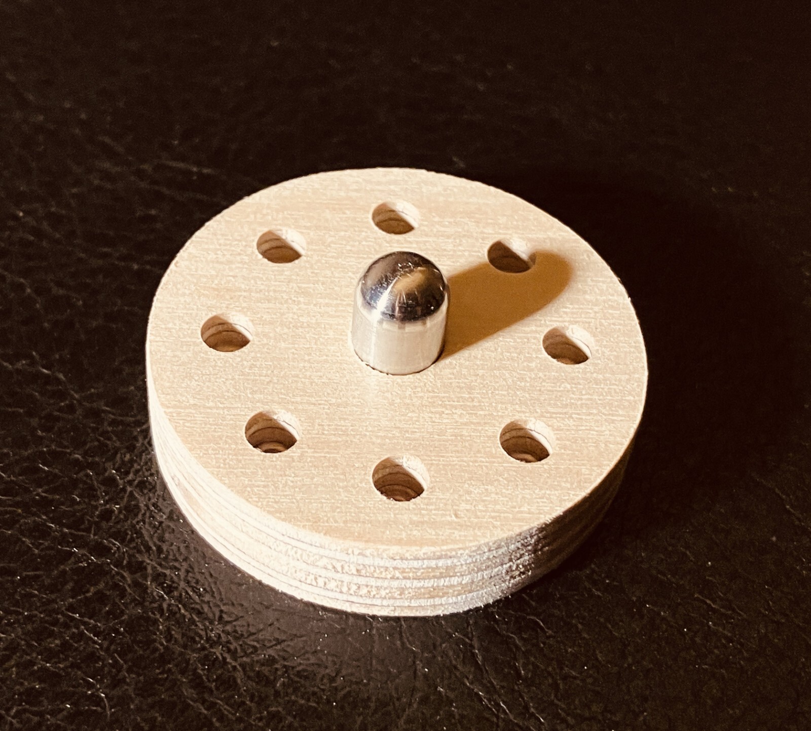 EP ADAPTER for 7inch vinyl LP made of Birch plywood for turntable