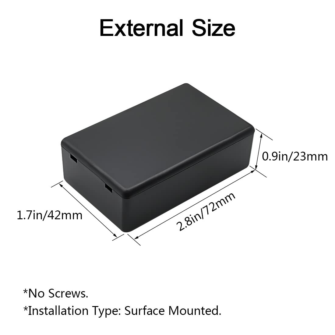 LeMotech Project Box 10 Pieces ABS Plastic Electrical Project Case Small Junc...