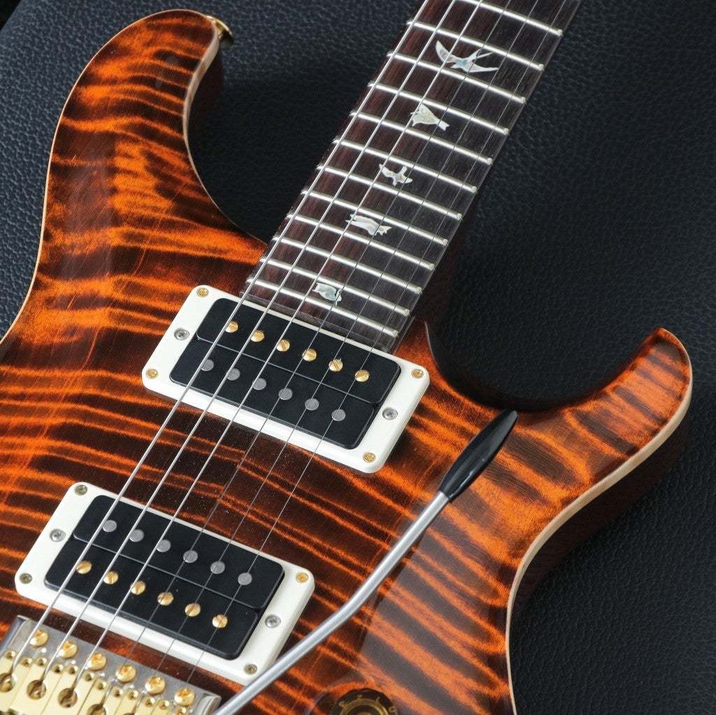 Paul Reed Smith PRS 2023 Custom 24 10TOP Orange Tiger Pattern Thin Neck Used