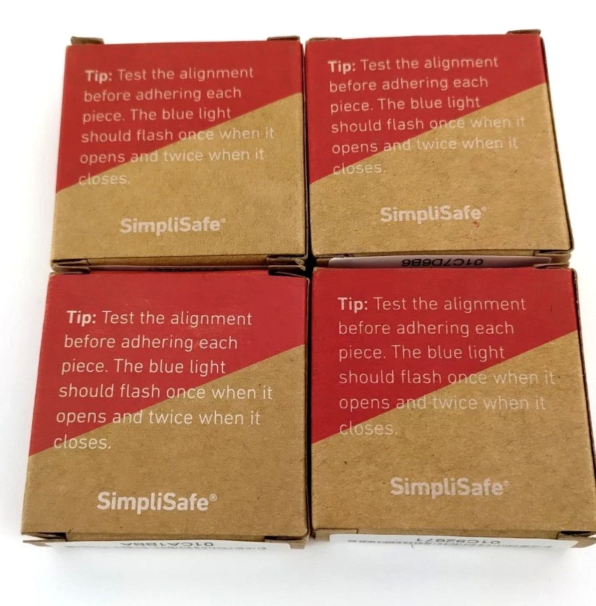 SimpliSafe ES3 (4 Pack) Entry Door Window Sensor White 3rd Generation Brand New