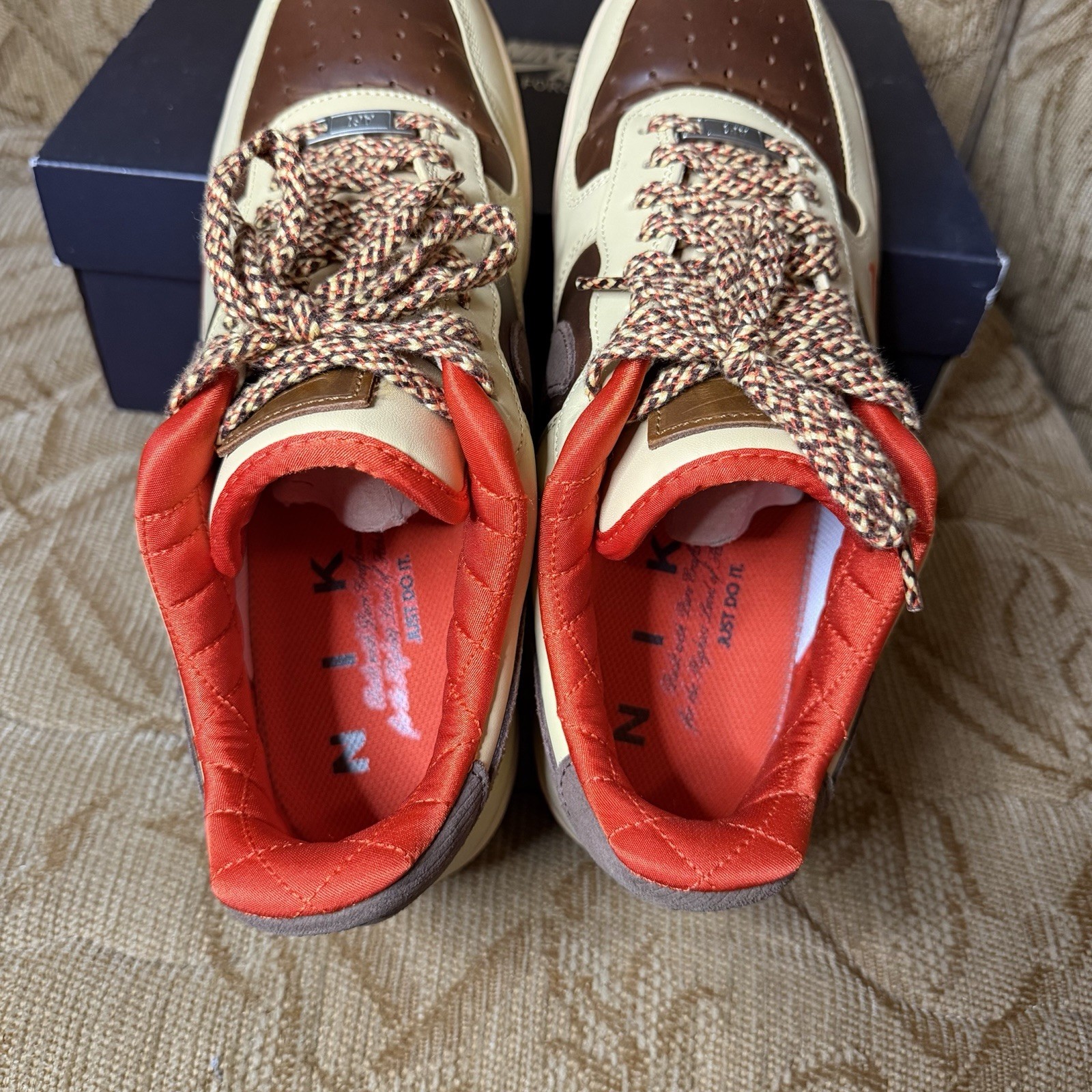 Nike Air Force 1 '07 Low British Tan Cacao Wow Brown NBY HQ3447-222 Size 10