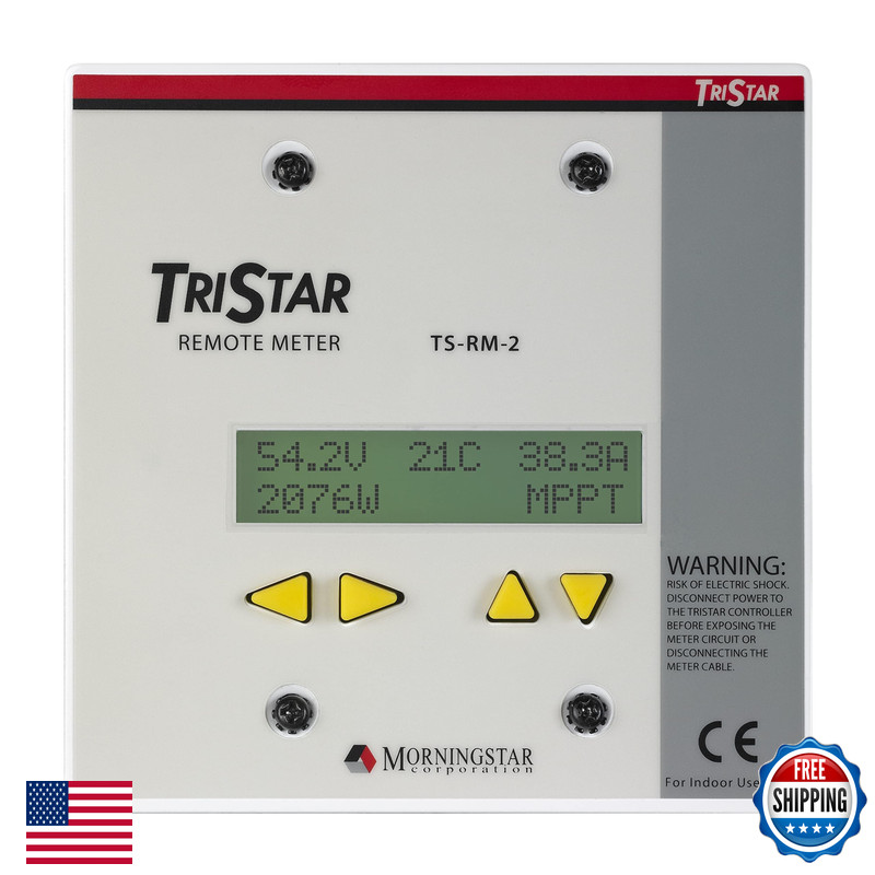 Morningstar Corporation Morningstar Tristar Remote Meter-2 Ts-Rm-2 - Connects