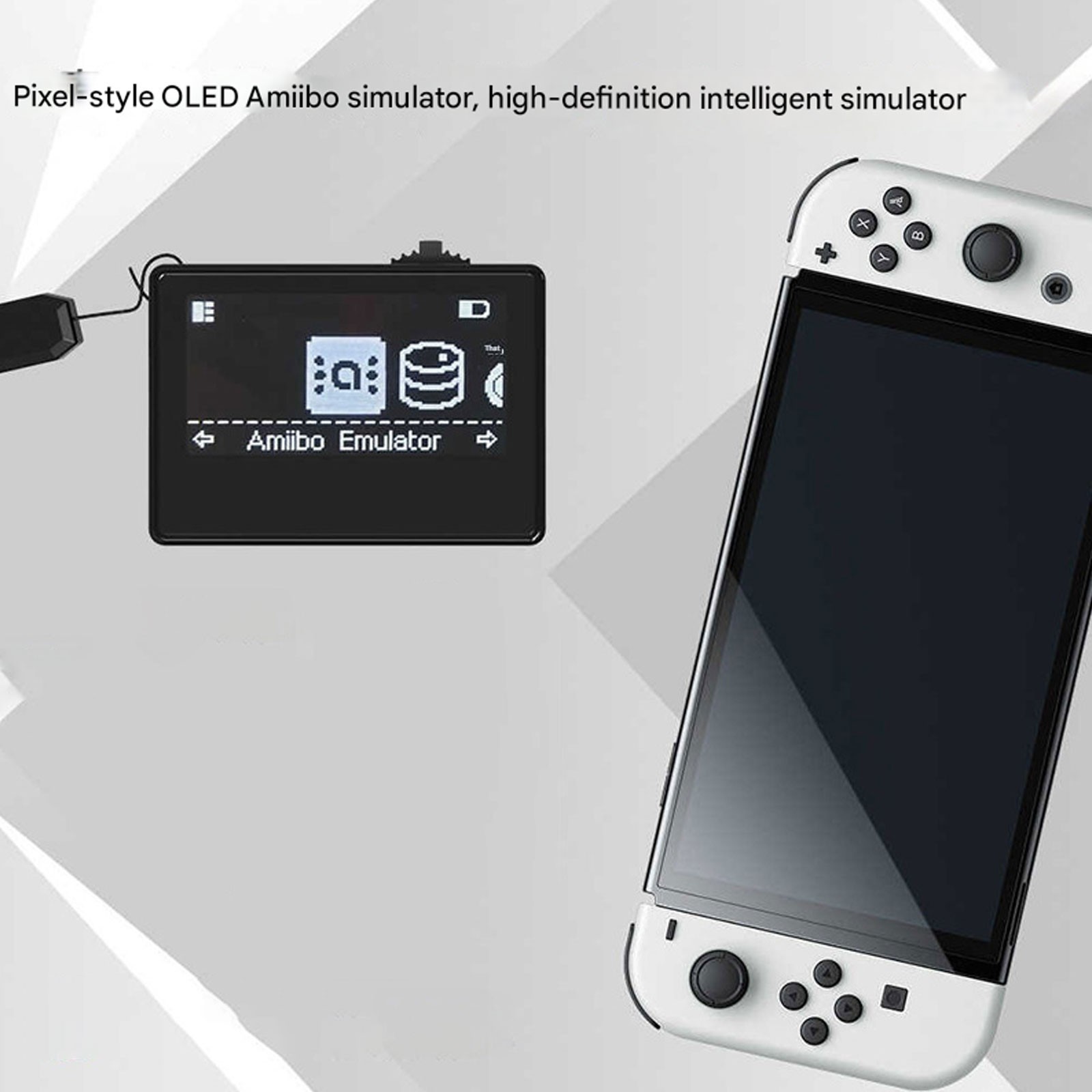 Smart Nfc Emulator For Amiibo/nintendo Switch Simple Pixel Style System Ic/ntaEw