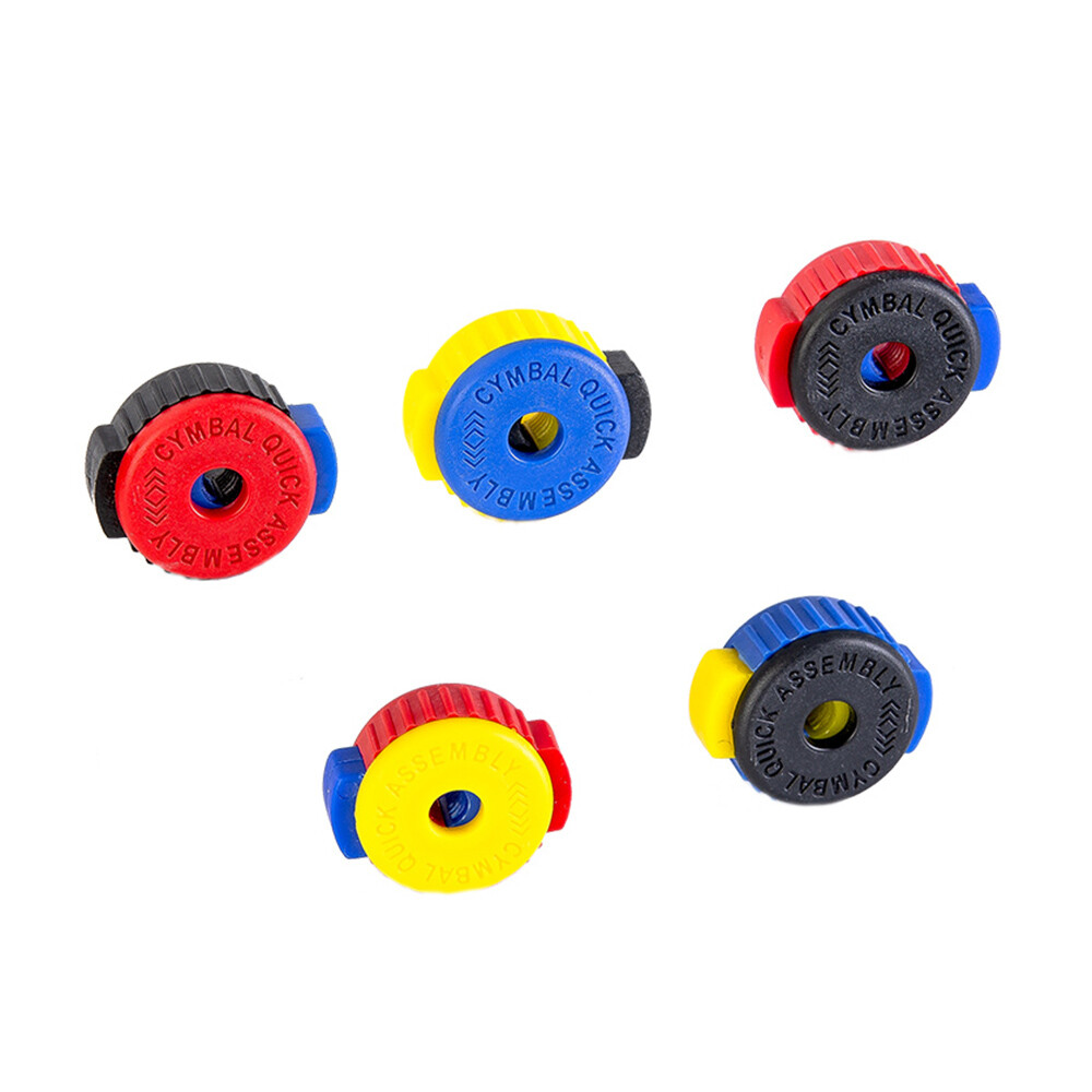 5Pack Quick-Set Cymbal Mate Quick Release Drum Accessories Kit Rondom Color L1W3