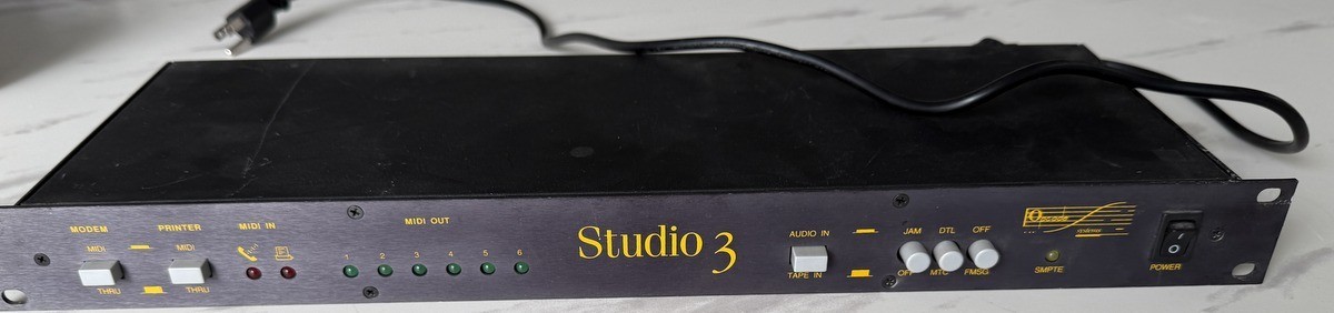 Opcode Studio 3 MIDI Interface TESTED WORKS