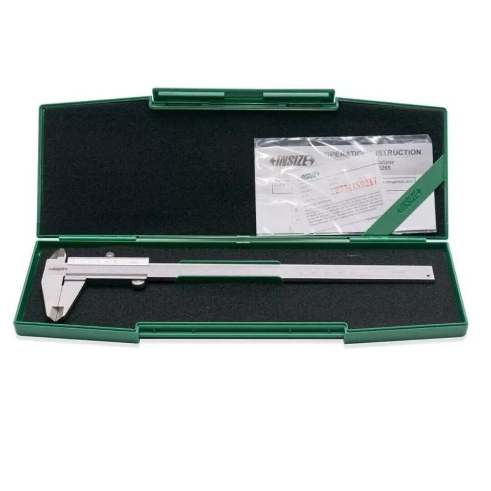 Insize 1233-280 Vernier Caliper with Fine Adjustment Range 0-280mm/0-11"