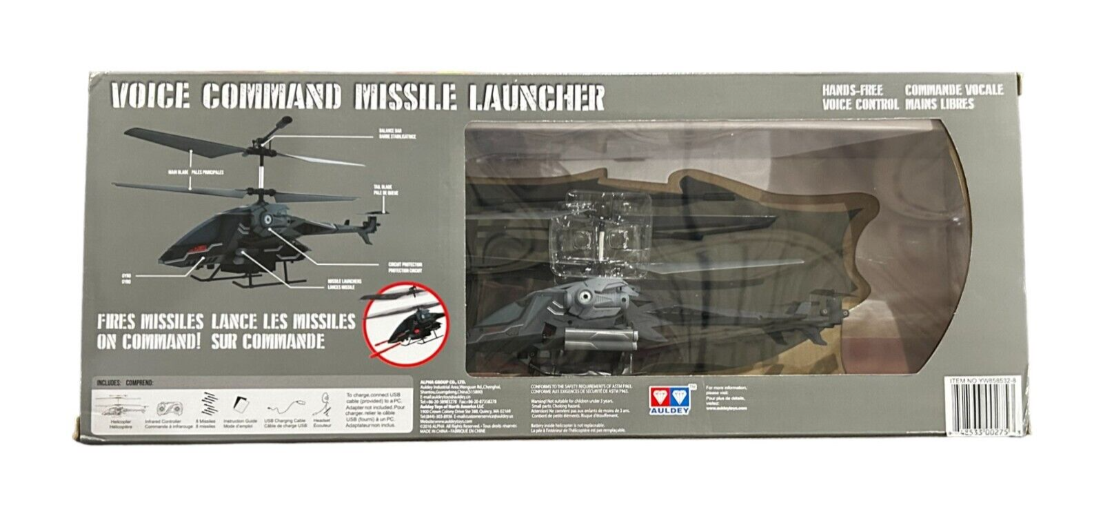SKY ROVER Voice Command Missile Launcher