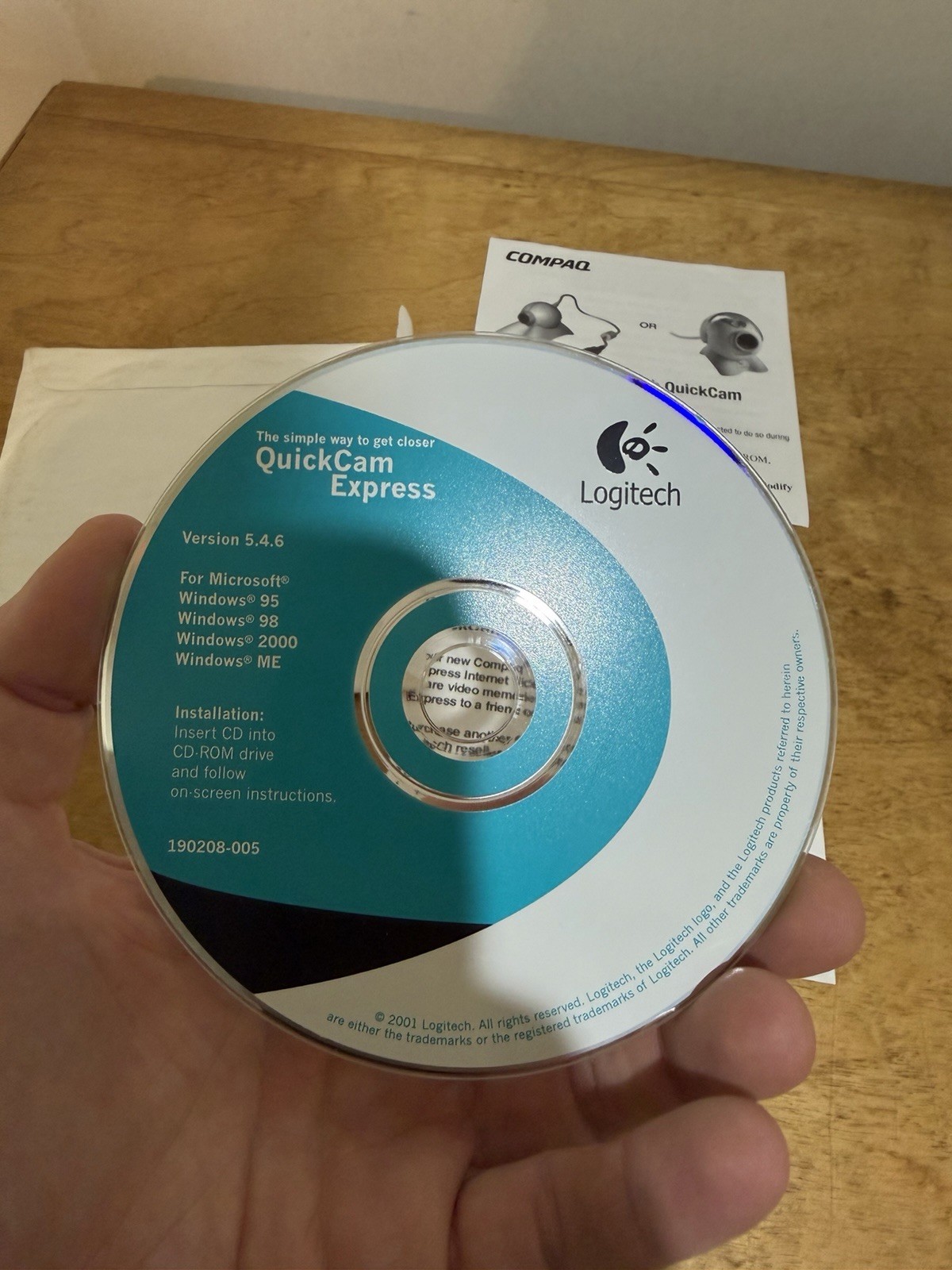 Logitech QuickCam Express Internet Video Camera Version 5.4.6 *DISC AND MANUAL**