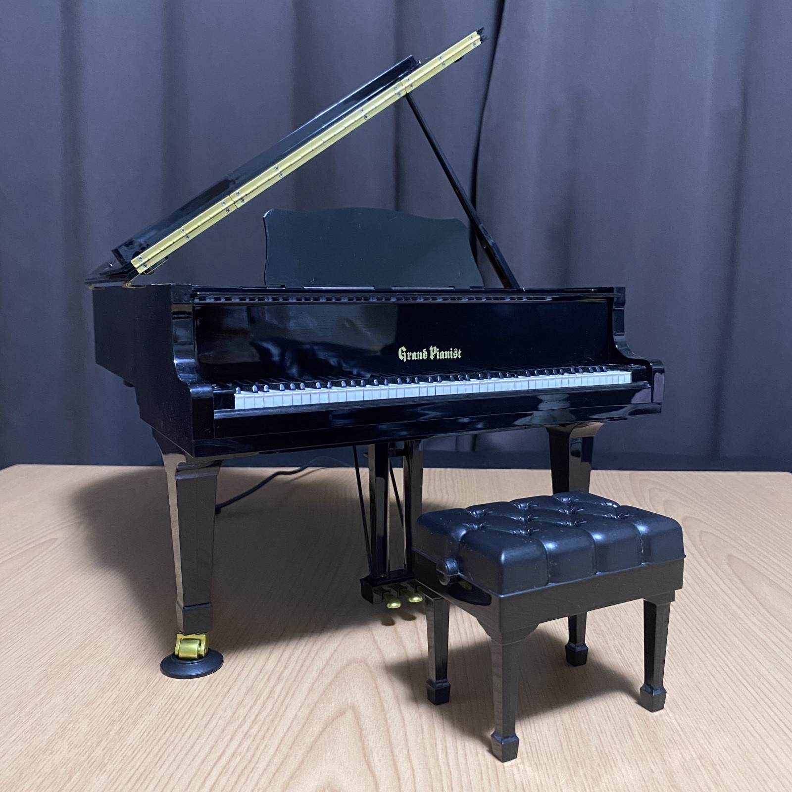 SEGA Toys Grand Pianist 1/6 Miniature Piano Black Japan Tested