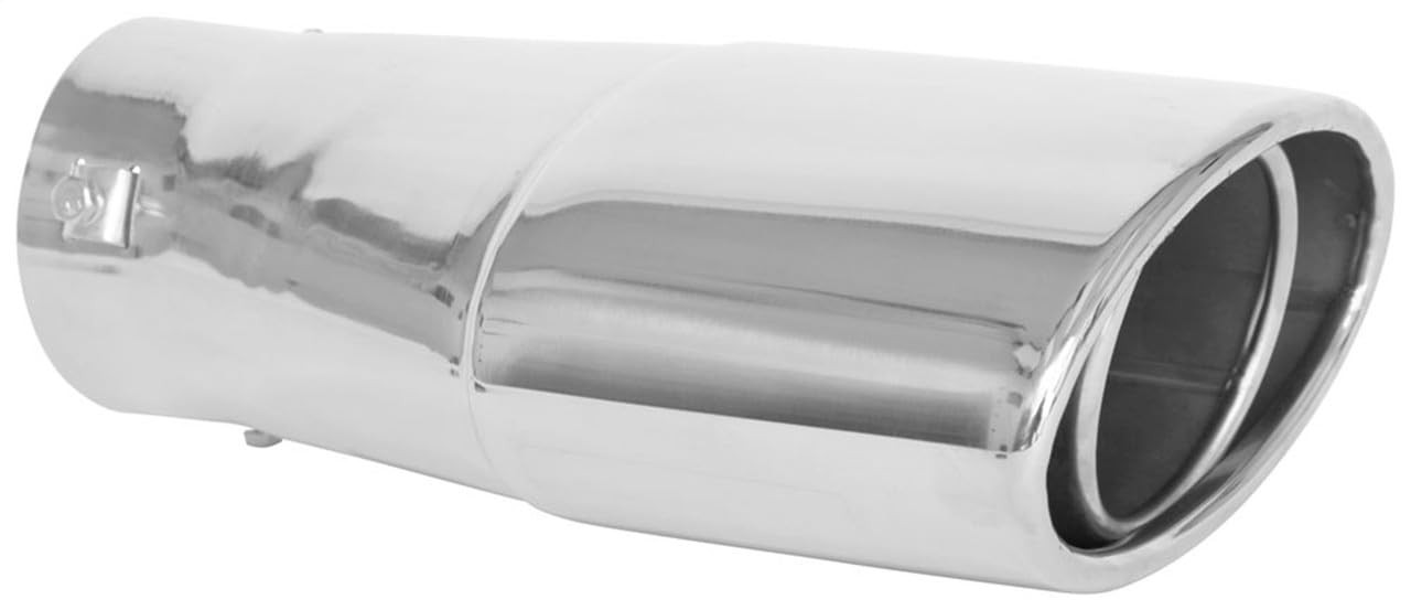 Exhaust Tip Bolt-On/Oval (Fits 2.25in to 3.25in Piping)