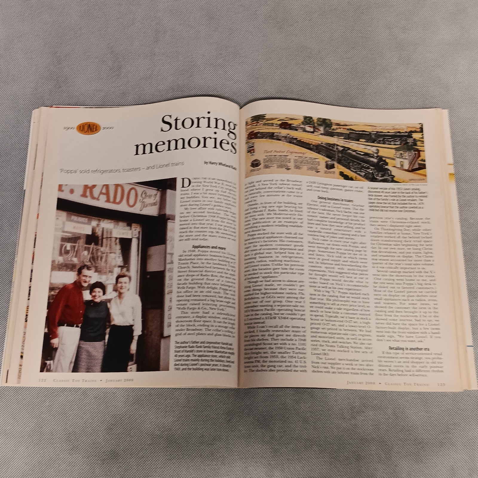 Classic Toy Trains Magazine January 2000